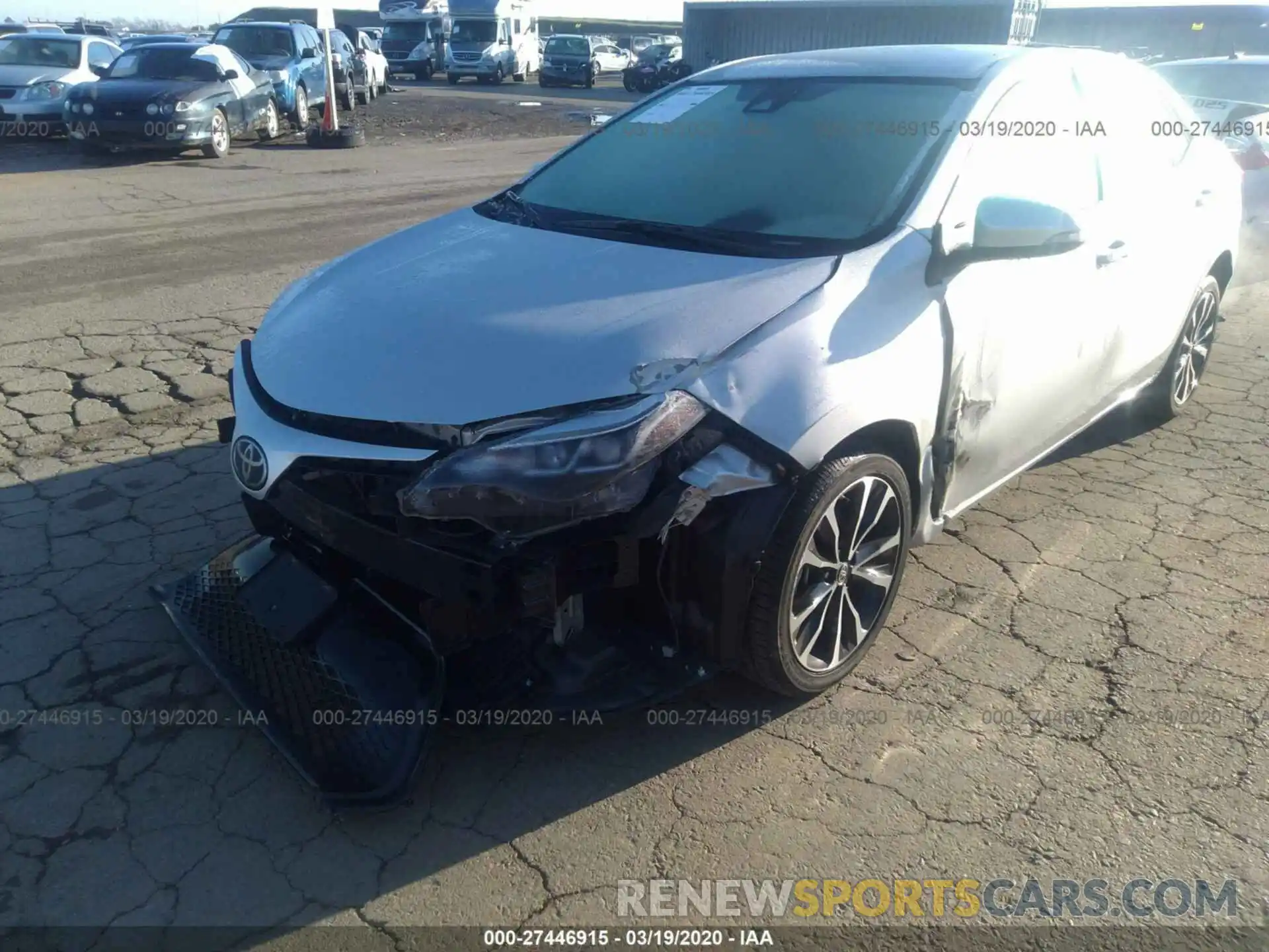 6 Photograph of a damaged car 5YFBURHE4KP940795 TOYOTA COROLLA 2019