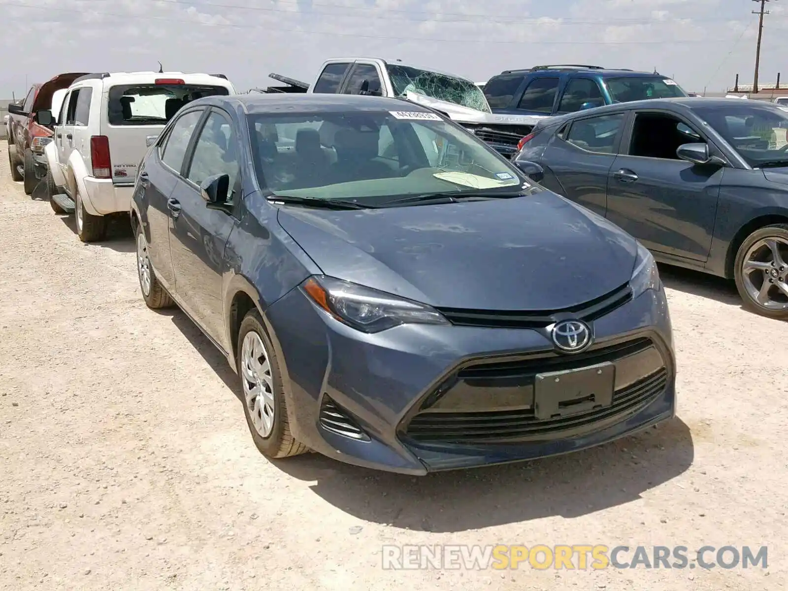 1 Photograph of a damaged car 5YFBURHE4KP941218 TOYOTA COROLLA 2019