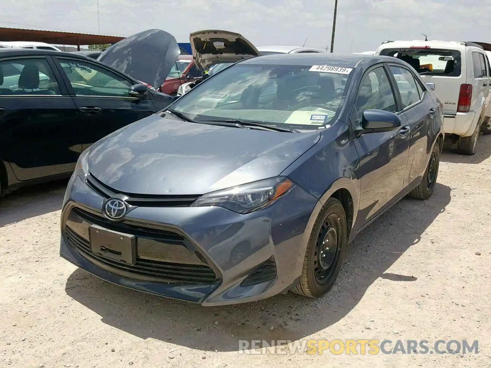 2 Photograph of a damaged car 5YFBURHE4KP941218 TOYOTA COROLLA 2019