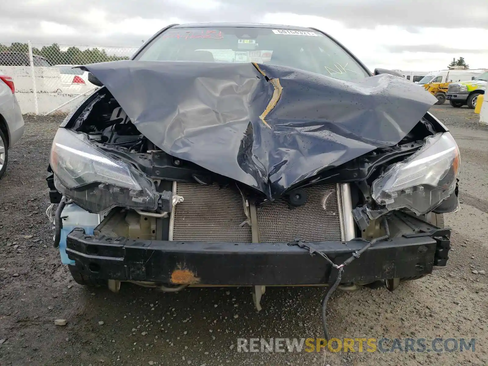 9 Photograph of a damaged car 5YFBURHE4KP941283 TOYOTA COROLLA 2019