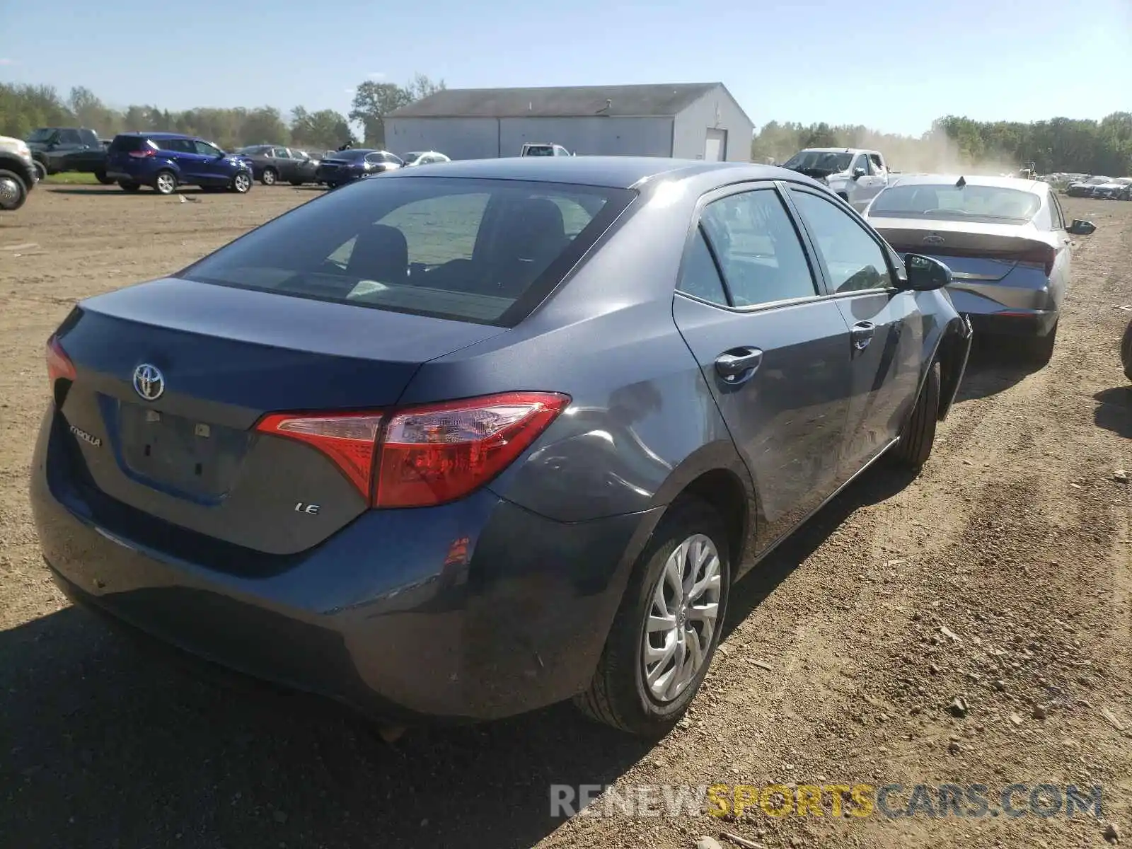 4 Photograph of a damaged car 5YFBURHE4KP941395 TOYOTA COROLLA 2019