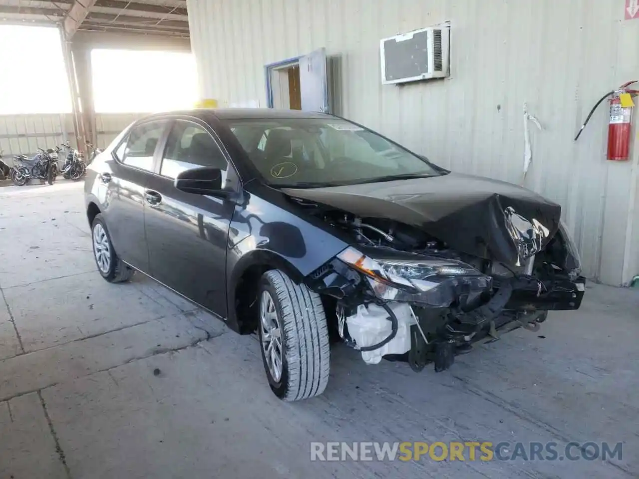 1 Photograph of a damaged car 5YFBURHE4KP941686 TOYOTA COROLLA 2019