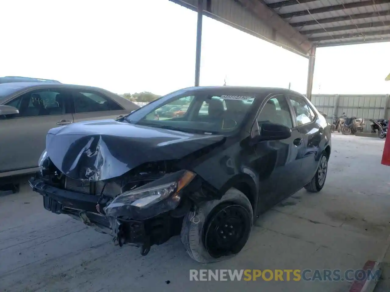 2 Photograph of a damaged car 5YFBURHE4KP941686 TOYOTA COROLLA 2019