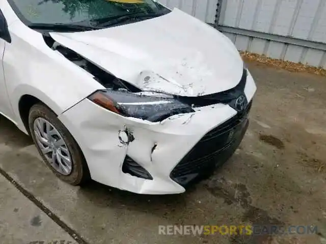 9 Photograph of a damaged car 5YFBURHE4KP941896 TOYOTA COROLLA 2019