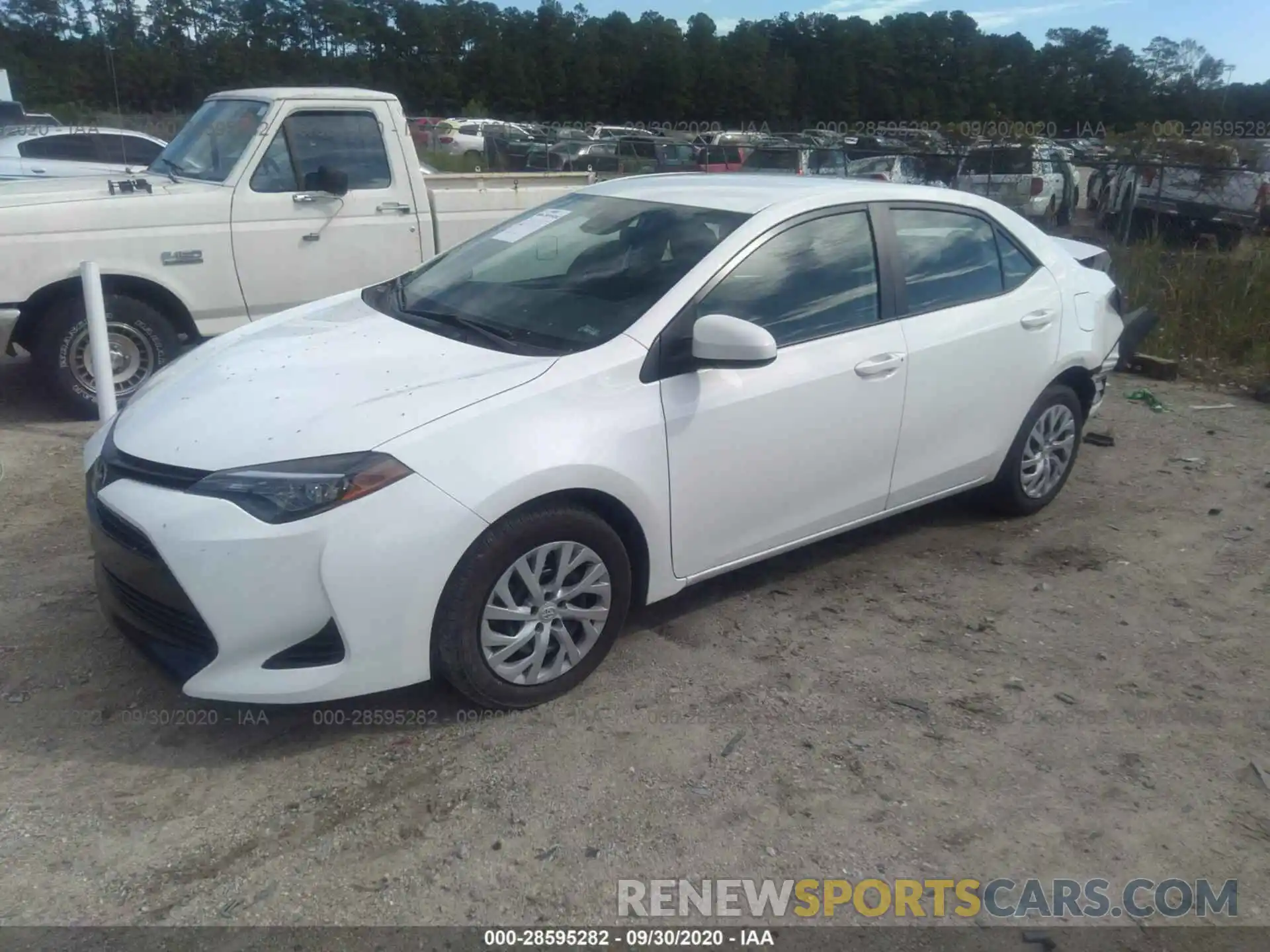 2 Photograph of a damaged car 5YFBURHE4KP942014 TOYOTA COROLLA 2019