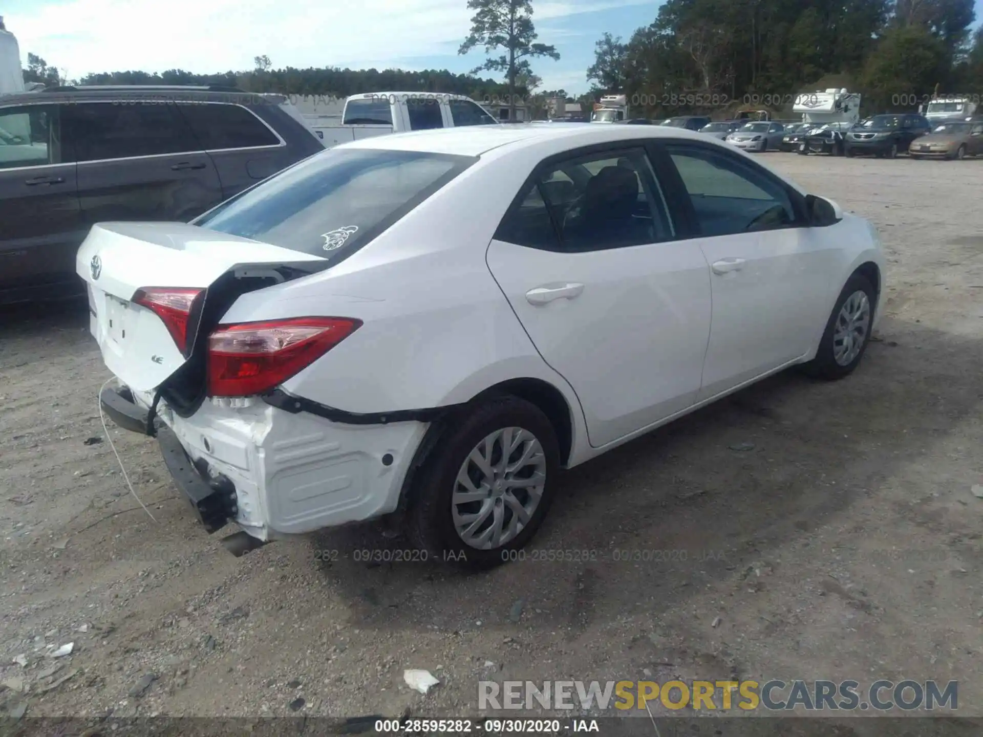 4 Photograph of a damaged car 5YFBURHE4KP942014 TOYOTA COROLLA 2019