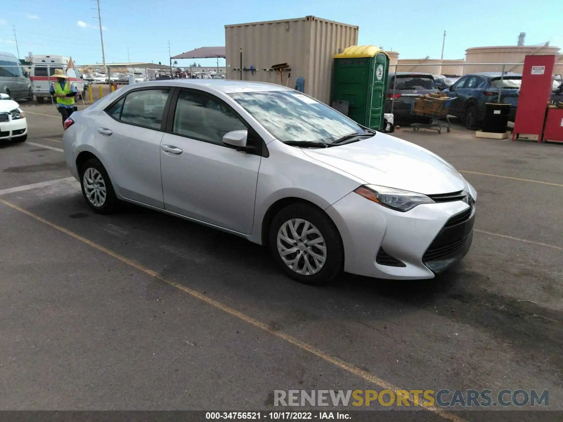 1 Photograph of a damaged car 5YFBURHE4KP943406 TOYOTA COROLLA 2019