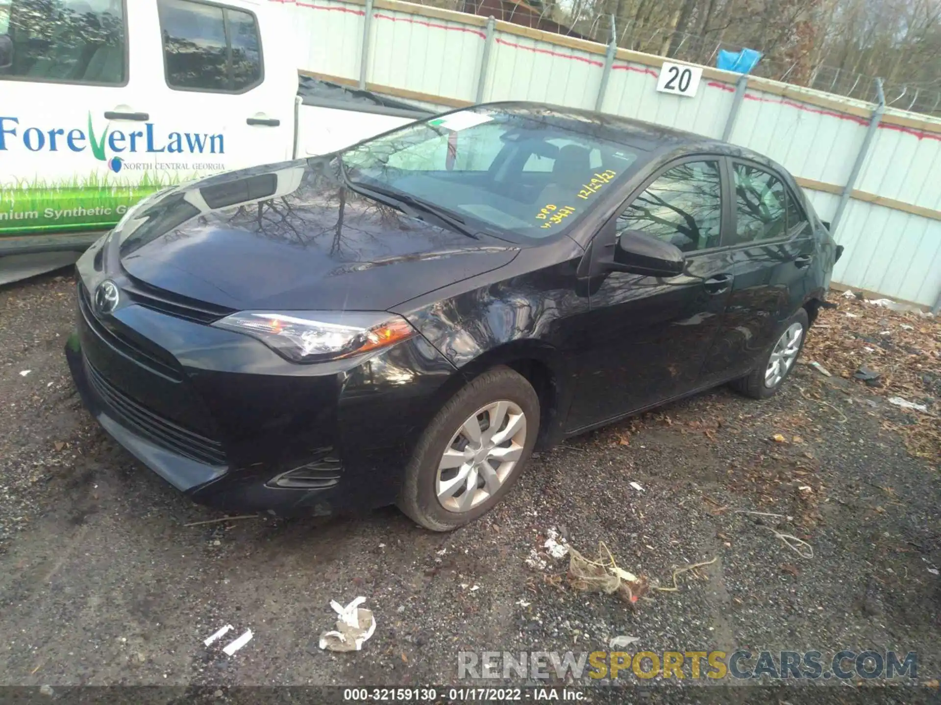 2 Photograph of a damaged car 5YFBURHE4KP943471 TOYOTA COROLLA 2019