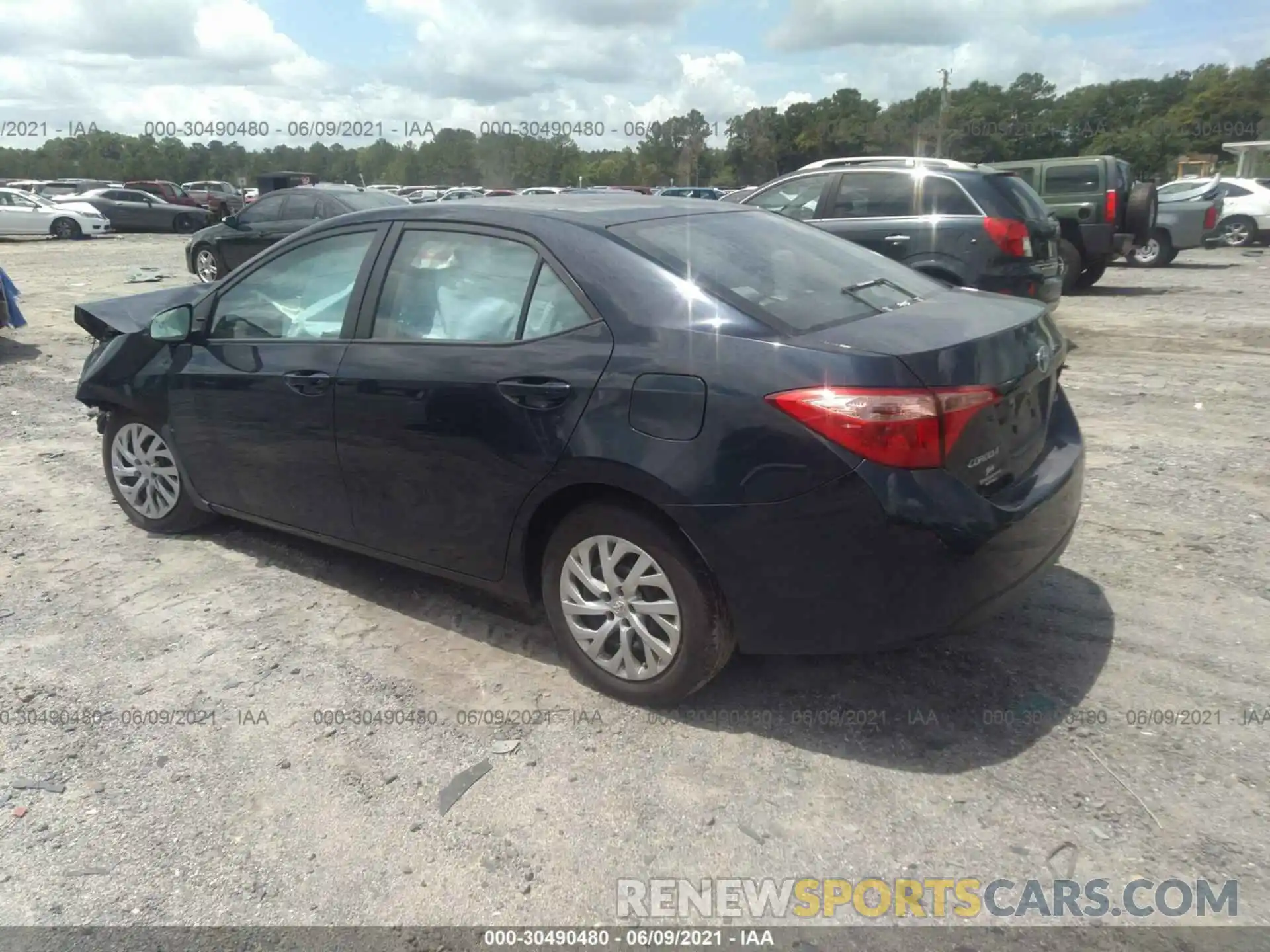 3 Photograph of a damaged car 5YFBURHE4KP943714 TOYOTA COROLLA 2019