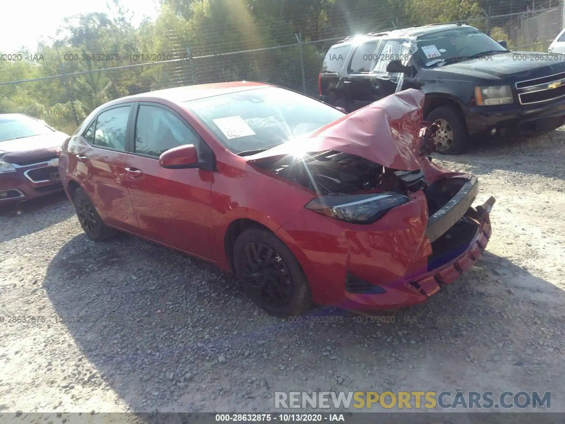 1 Photograph of a damaged car 5YFBURHE4KP943812 TOYOTA COROLLA 2019