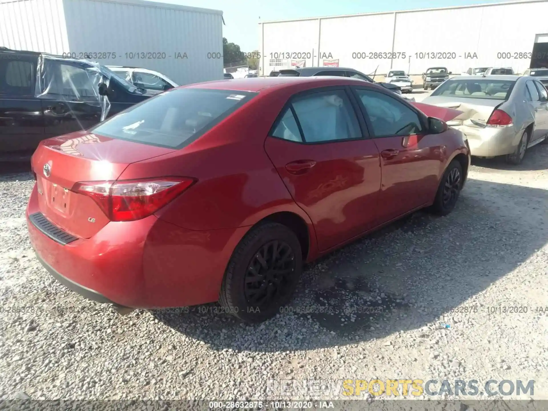 4 Photograph of a damaged car 5YFBURHE4KP943812 TOYOTA COROLLA 2019