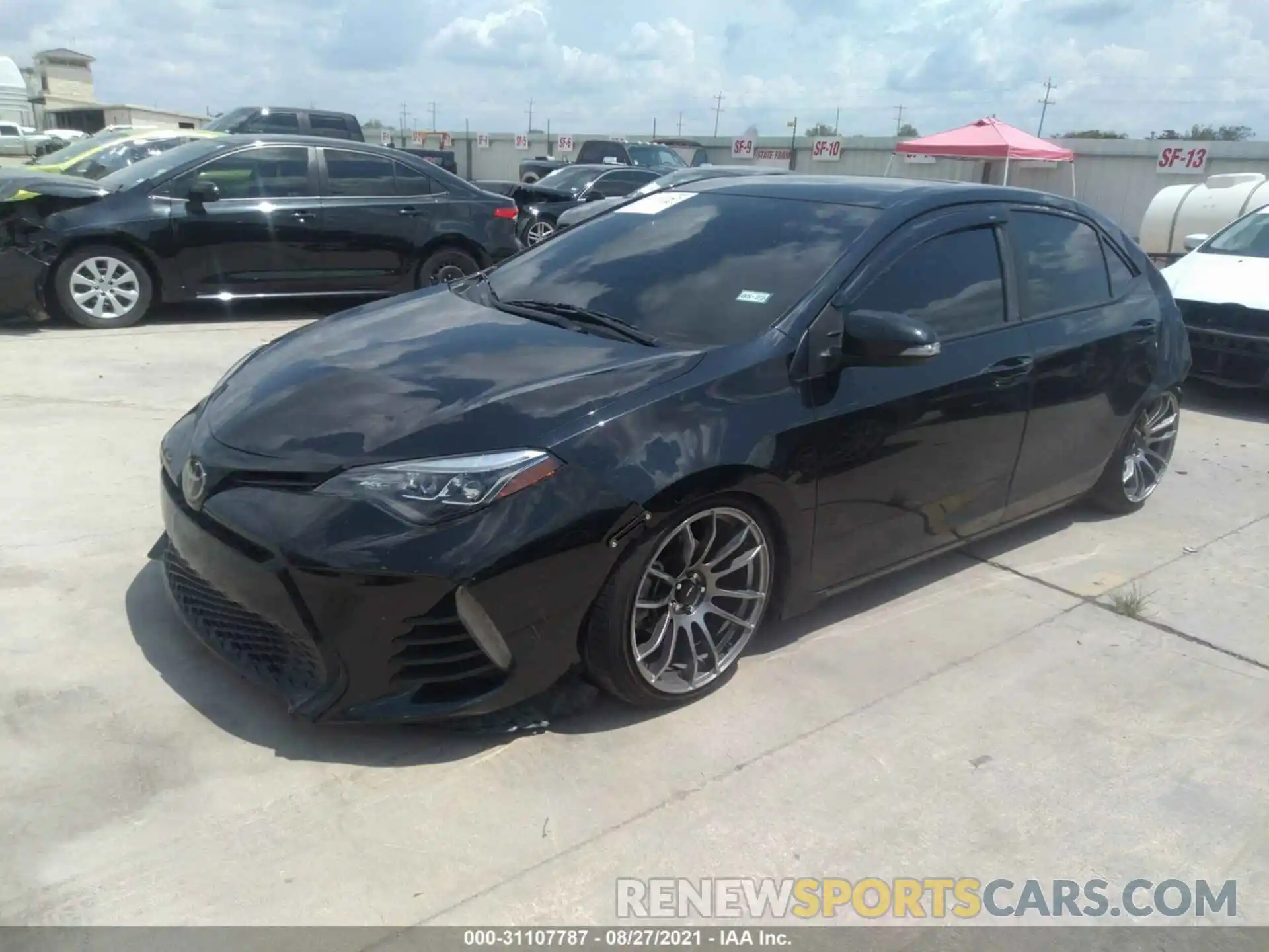 2 Photograph of a damaged car 5YFBURHE4KP944068 TOYOTA COROLLA 2019