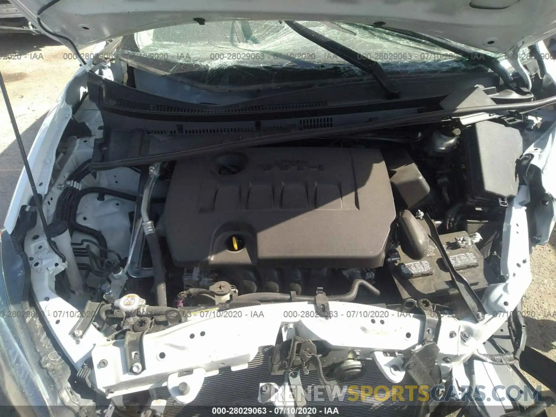 10 Photograph of a damaged car 5YFBURHE4KP944152 TOYOTA COROLLA 2019