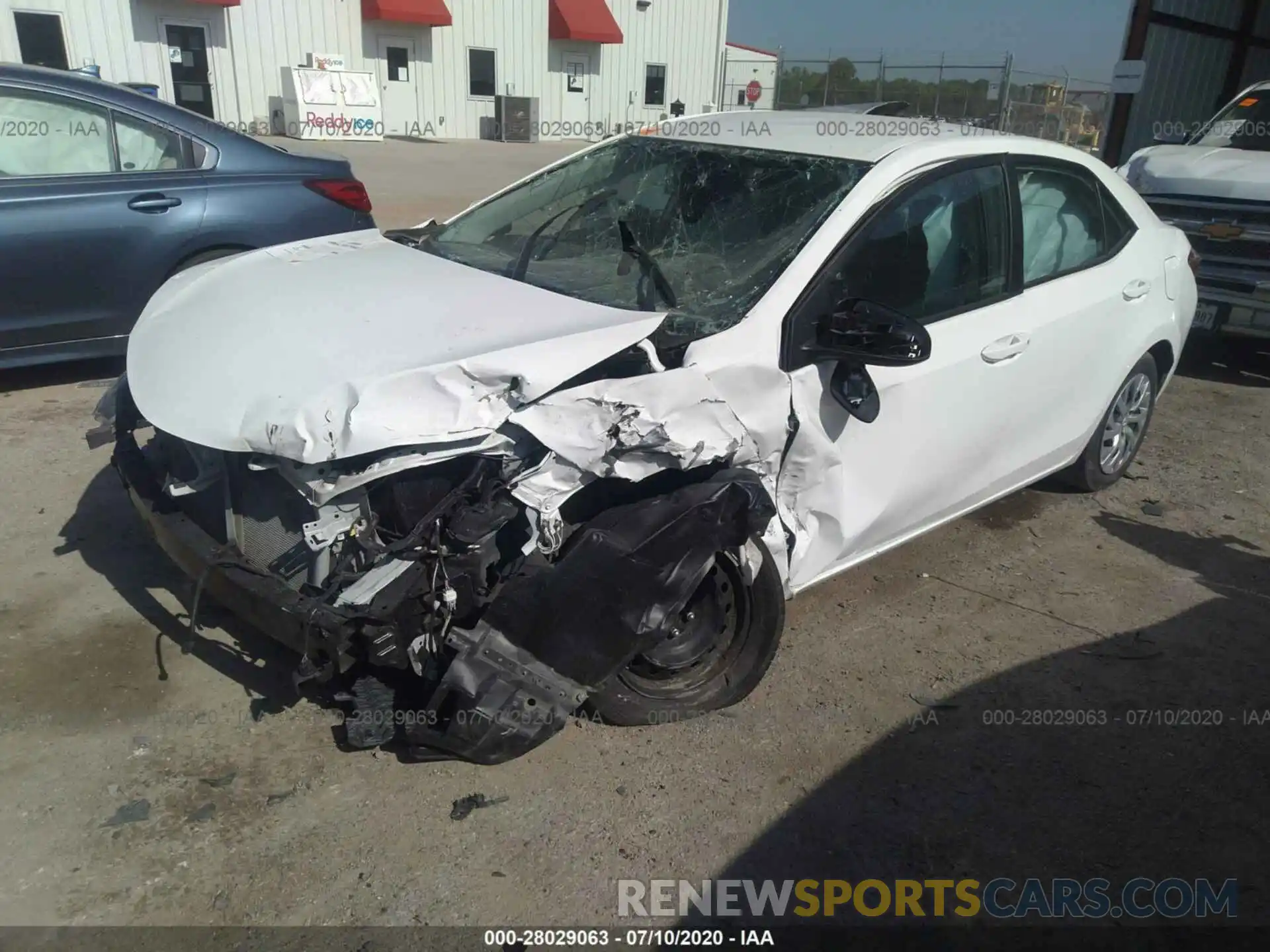 2 Photograph of a damaged car 5YFBURHE4KP944152 TOYOTA COROLLA 2019