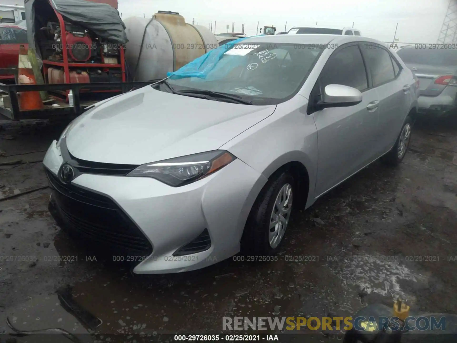 2 Photograph of a damaged car 5YFBURHE4KP944216 TOYOTA COROLLA 2019