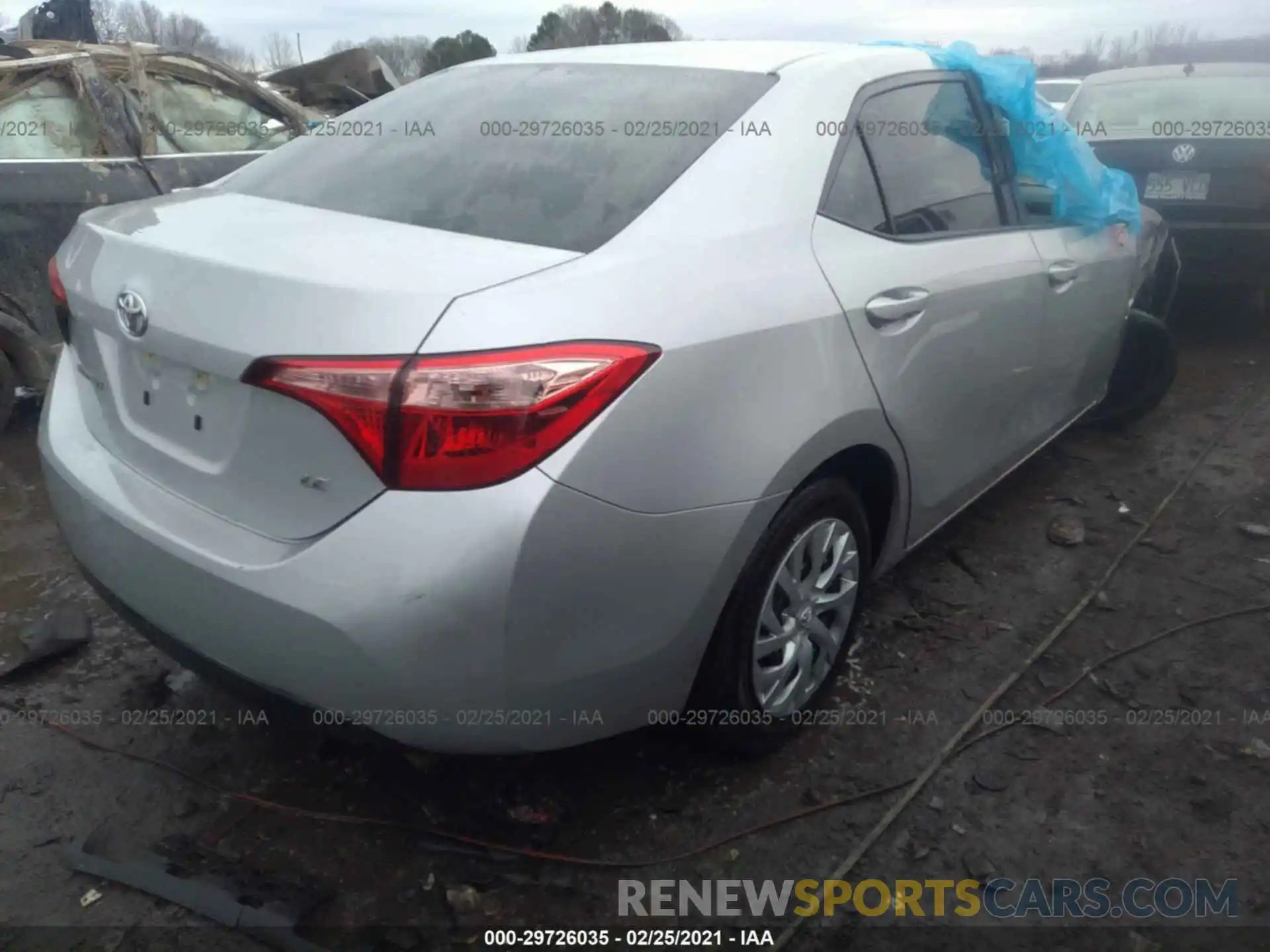 4 Photograph of a damaged car 5YFBURHE4KP944216 TOYOTA COROLLA 2019