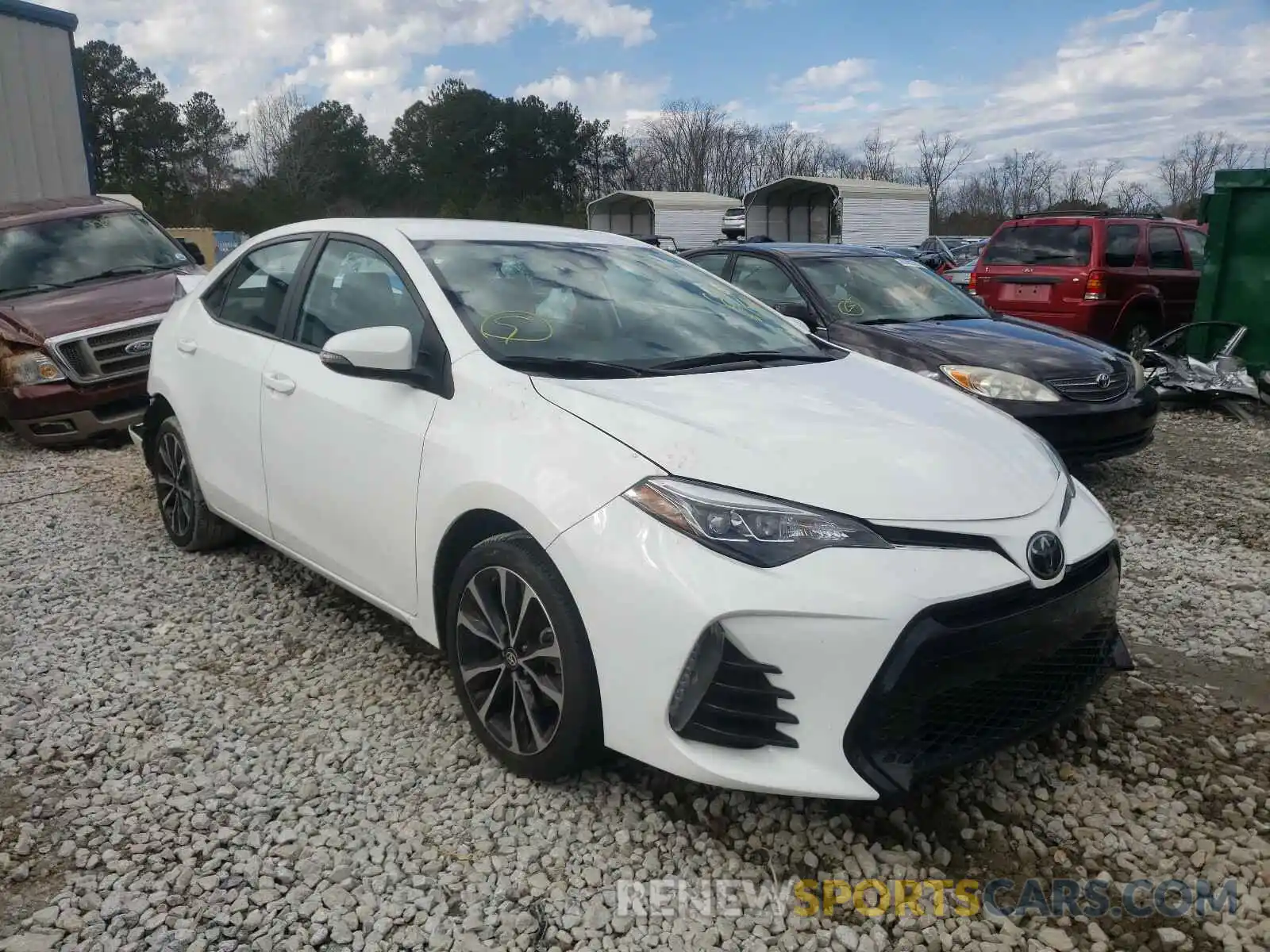 1 Photograph of a damaged car 5YFBURHE4KP944264 TOYOTA COROLLA 2019