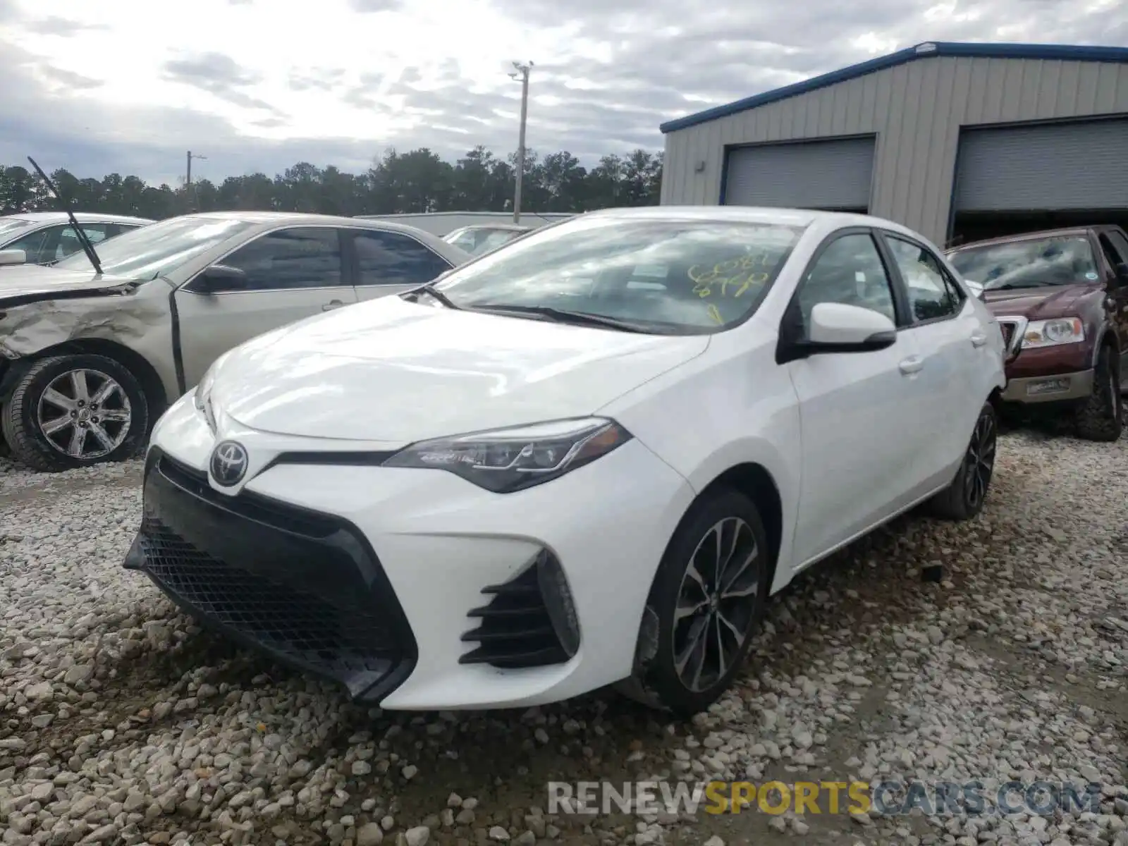 2 Photograph of a damaged car 5YFBURHE4KP944264 TOYOTA COROLLA 2019