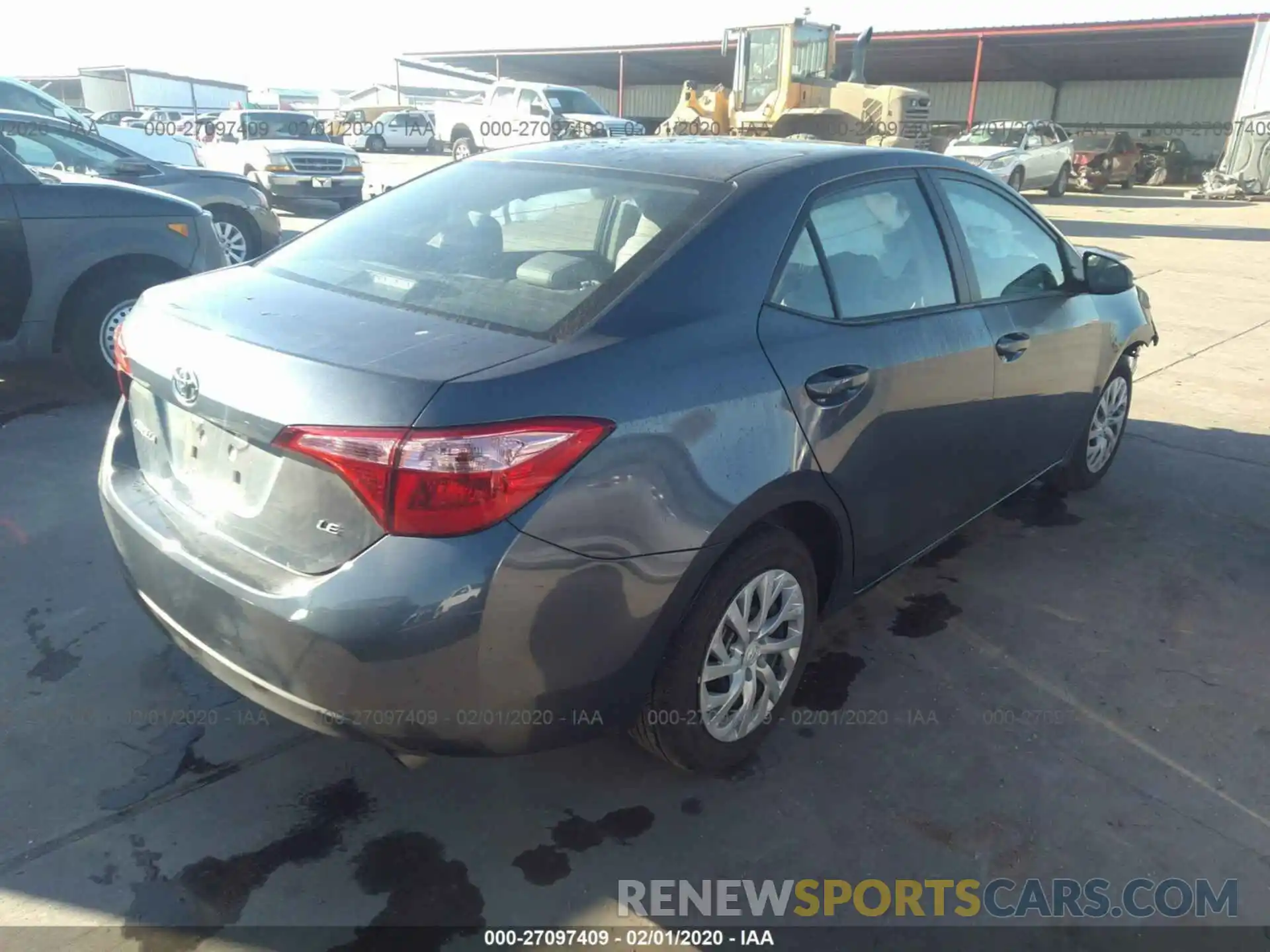 4 Photograph of a damaged car 5YFBURHE4KP944328 TOYOTA COROLLA 2019