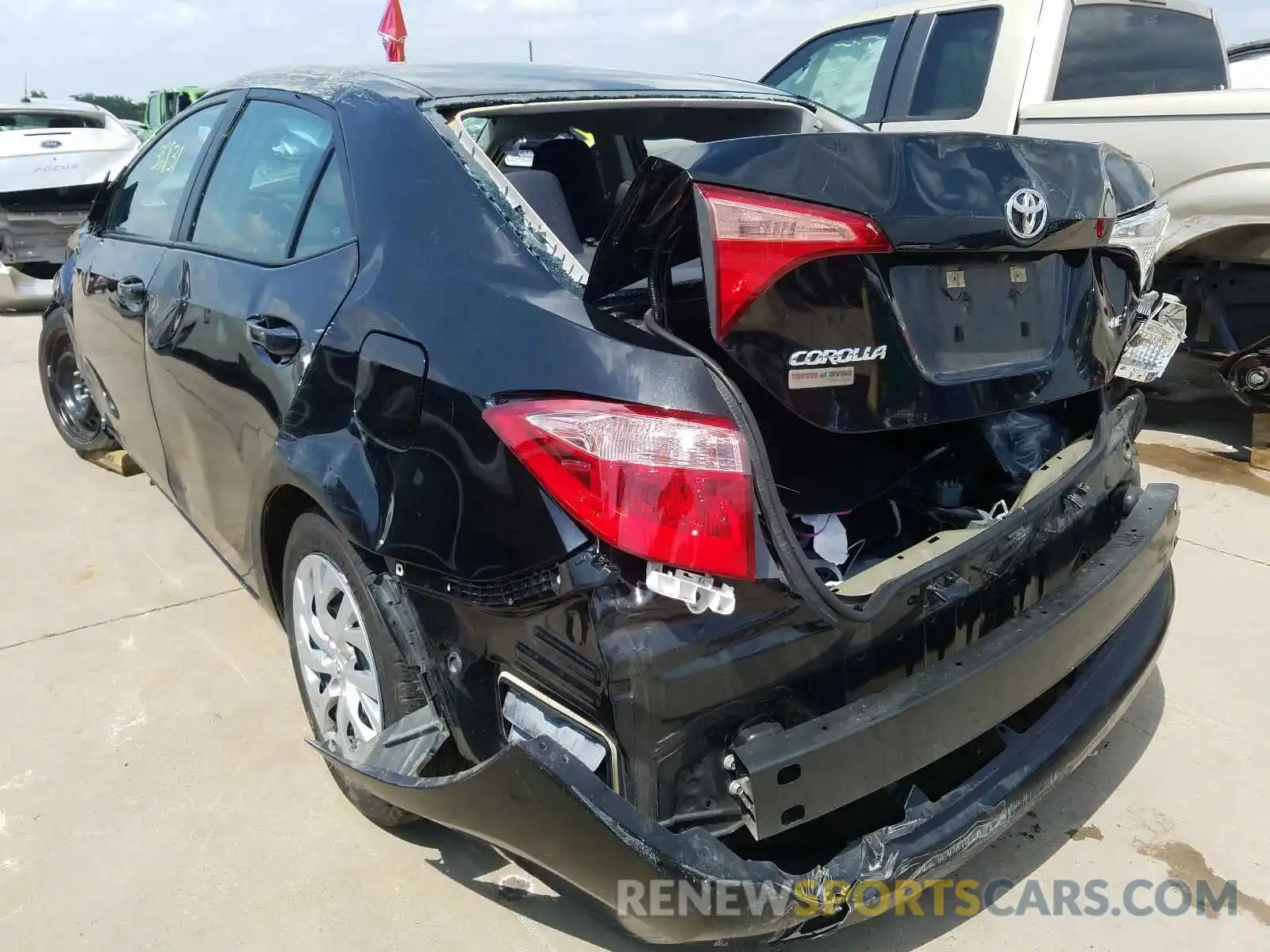 3 Photograph of a damaged car 5YFBURHE4KP944412 TOYOTA COROLLA 2019