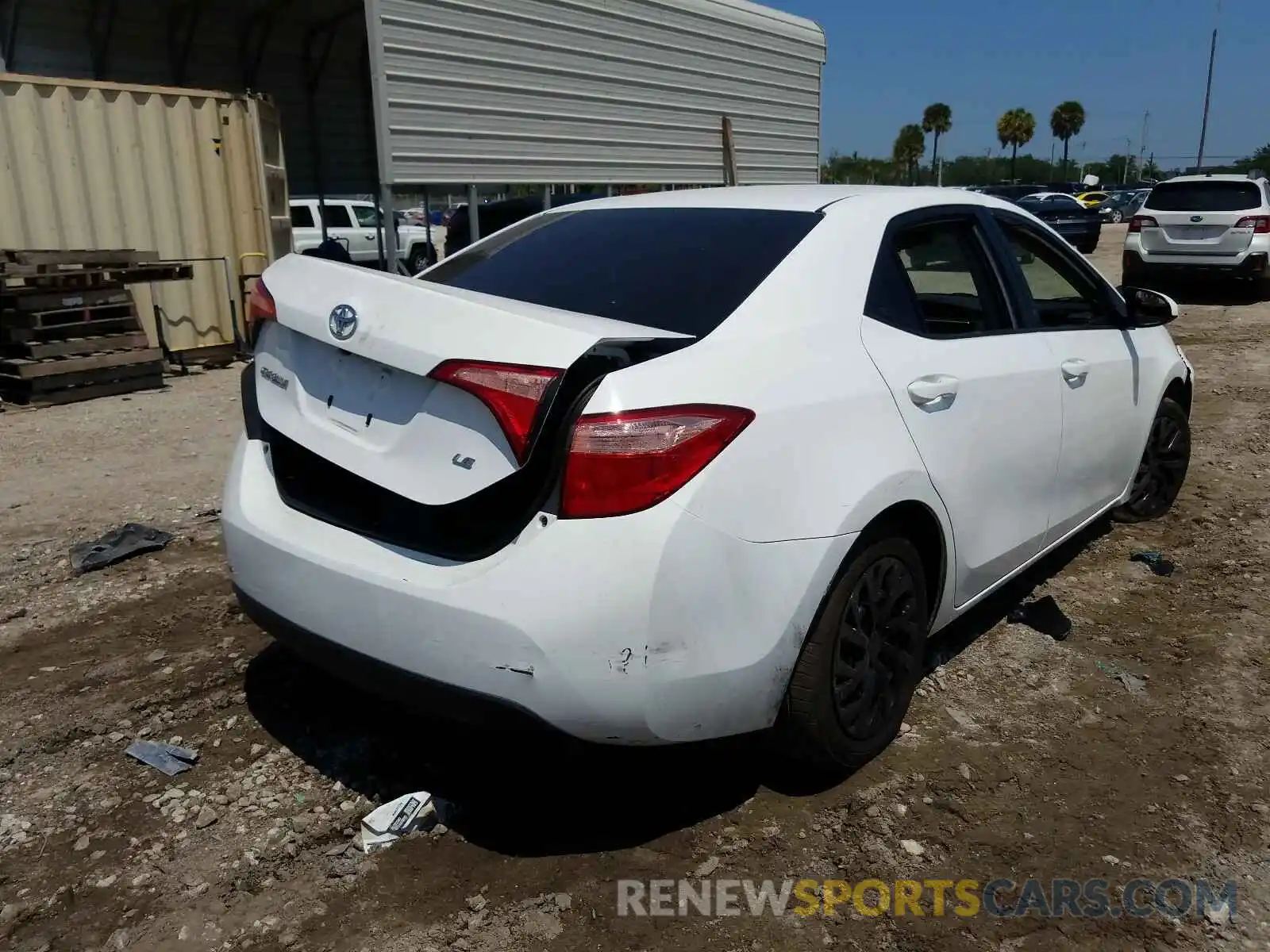 4 Photograph of a damaged car 5YFBURHE4KP944636 TOYOTA COROLLA 2019