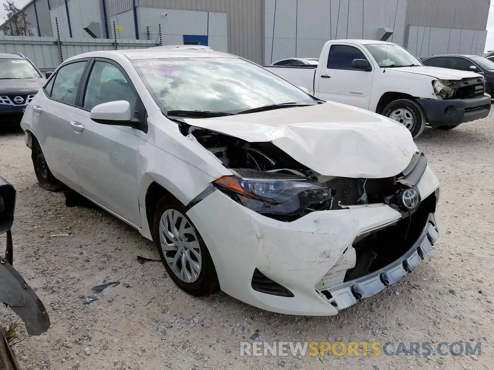 1 Photograph of a damaged car 5YFBURHE4KP944653 TOYOTA COROLLA 2019