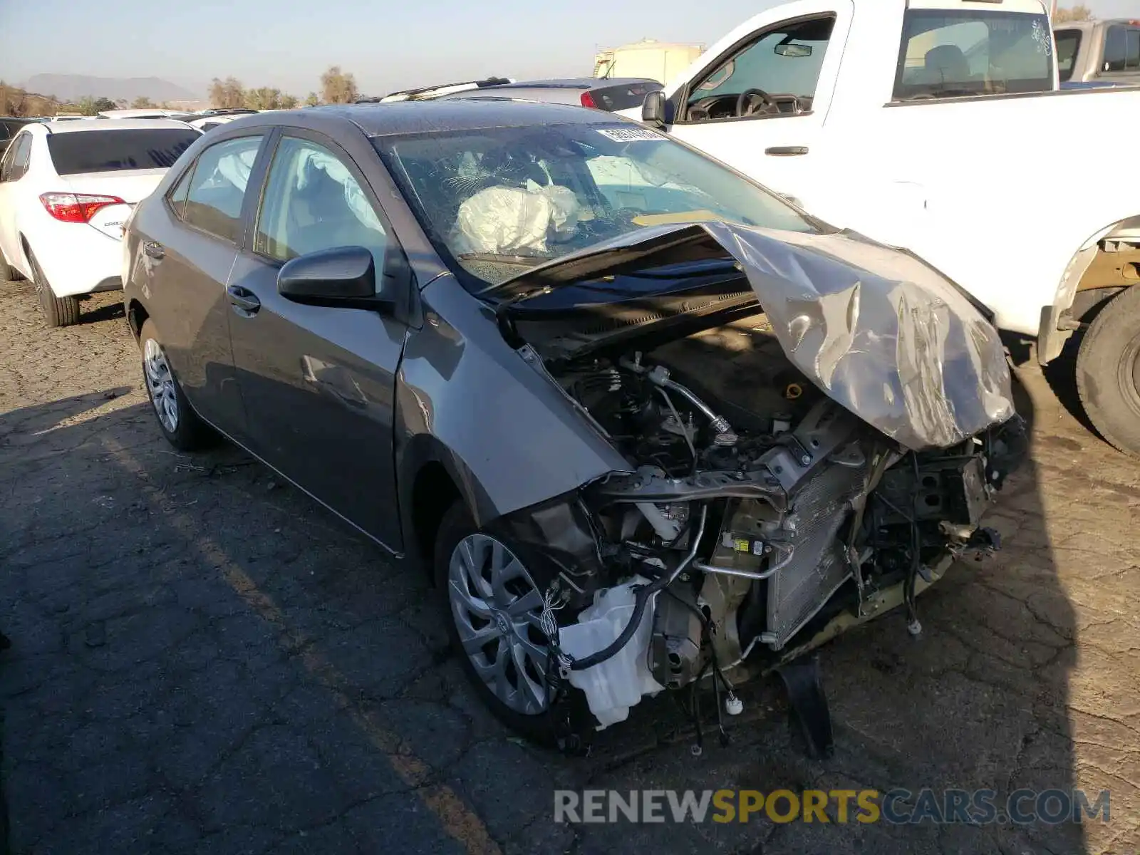 1 Photograph of a damaged car 5YFBURHE4KP944796 TOYOTA COROLLA 2019