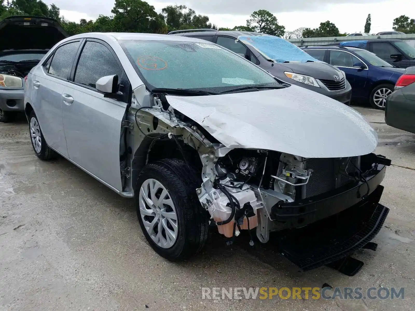 1 Photograph of a damaged car 5YFBURHE4KP944944 TOYOTA COROLLA 2019