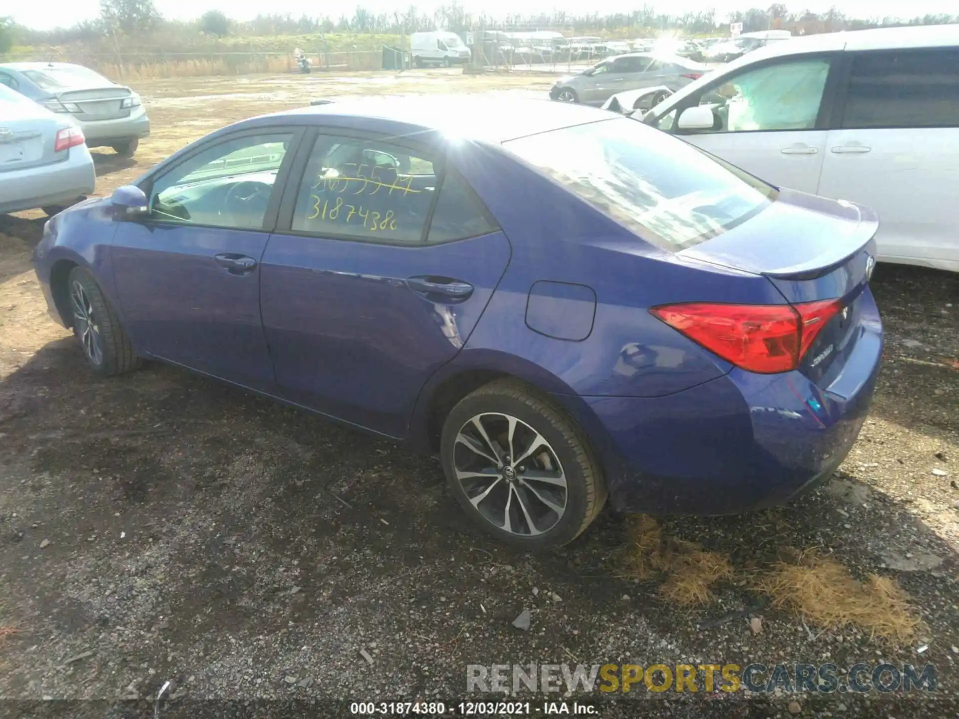 3 Фотография поврежденного автомобиля 5YFBURHE4KP944975 TOYOTA COROLLA 2019