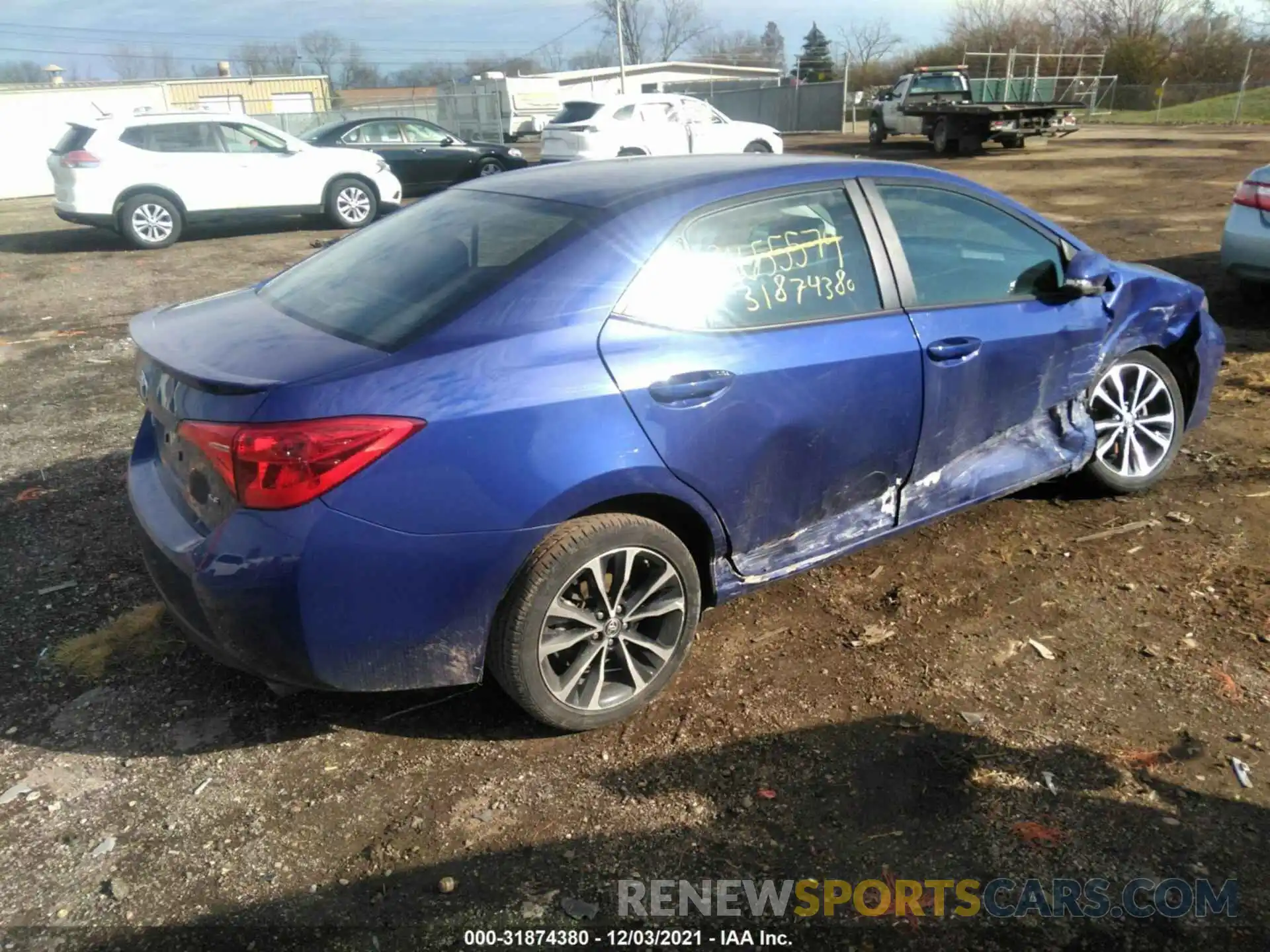 4 Photograph of a damaged car 5YFBURHE4KP944975 TOYOTA COROLLA 2019