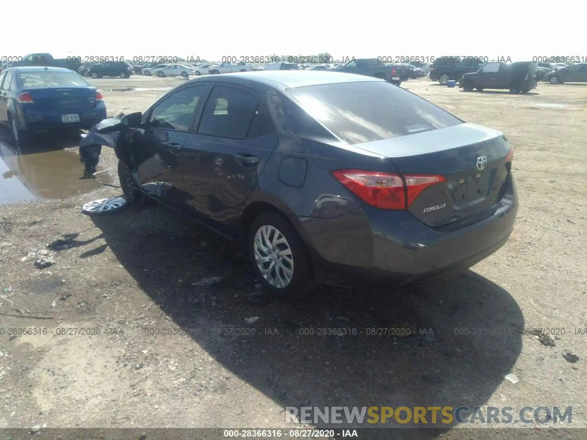 3 Photograph of a damaged car 5YFBURHE4KP945446 TOYOTA COROLLA 2019