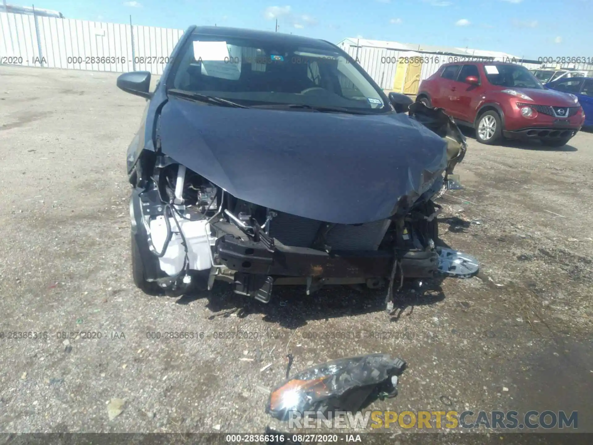 6 Photograph of a damaged car 5YFBURHE4KP945446 TOYOTA COROLLA 2019