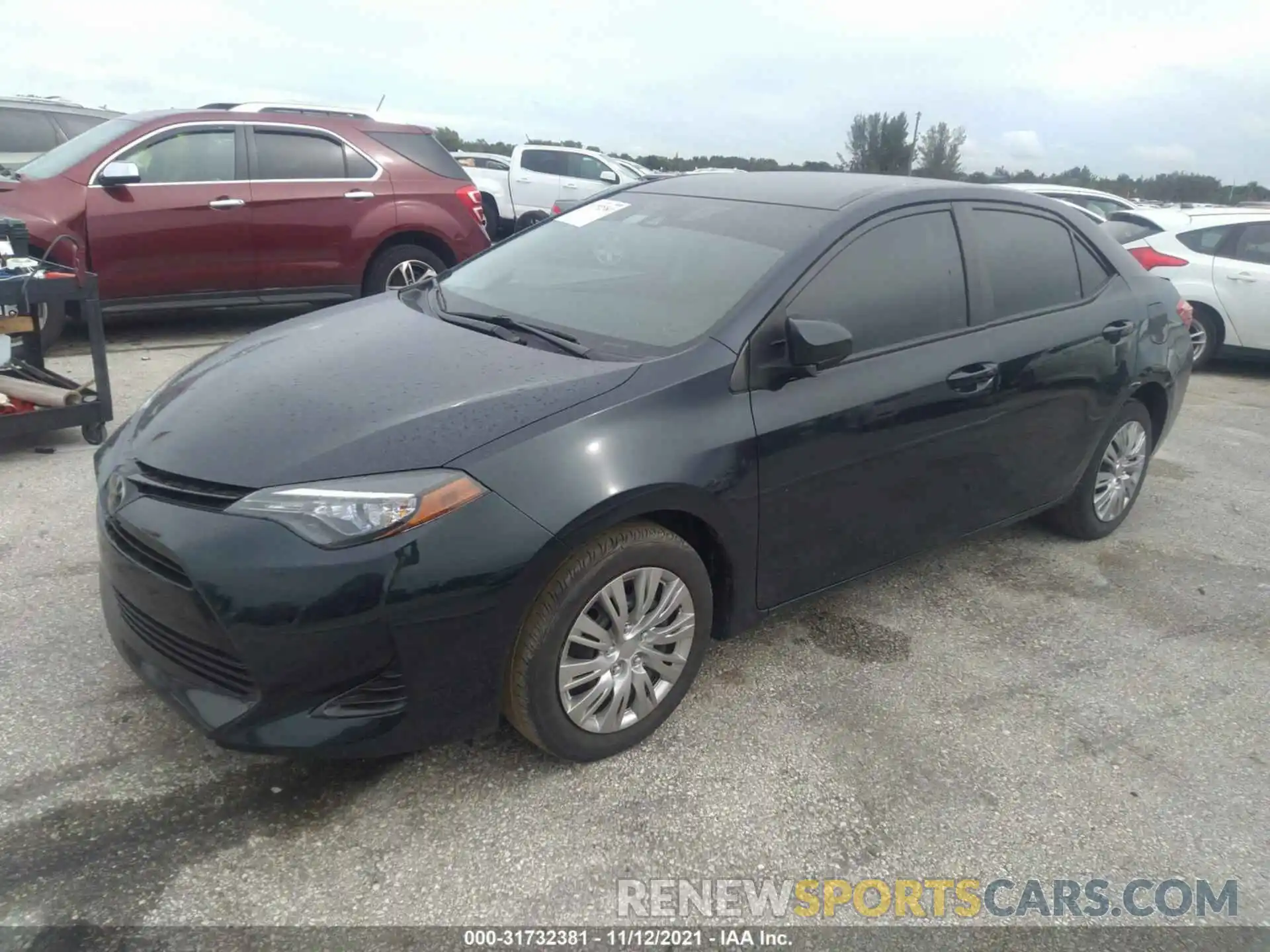 2 Photograph of a damaged car 5YFBURHE4KP945608 TOYOTA COROLLA 2019