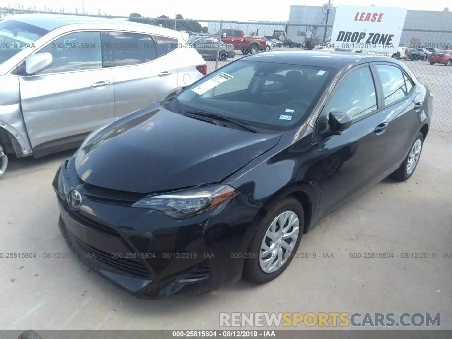 2 Photograph of a damaged car 5YFBURHE4KP946046 TOYOTA COROLLA 2019