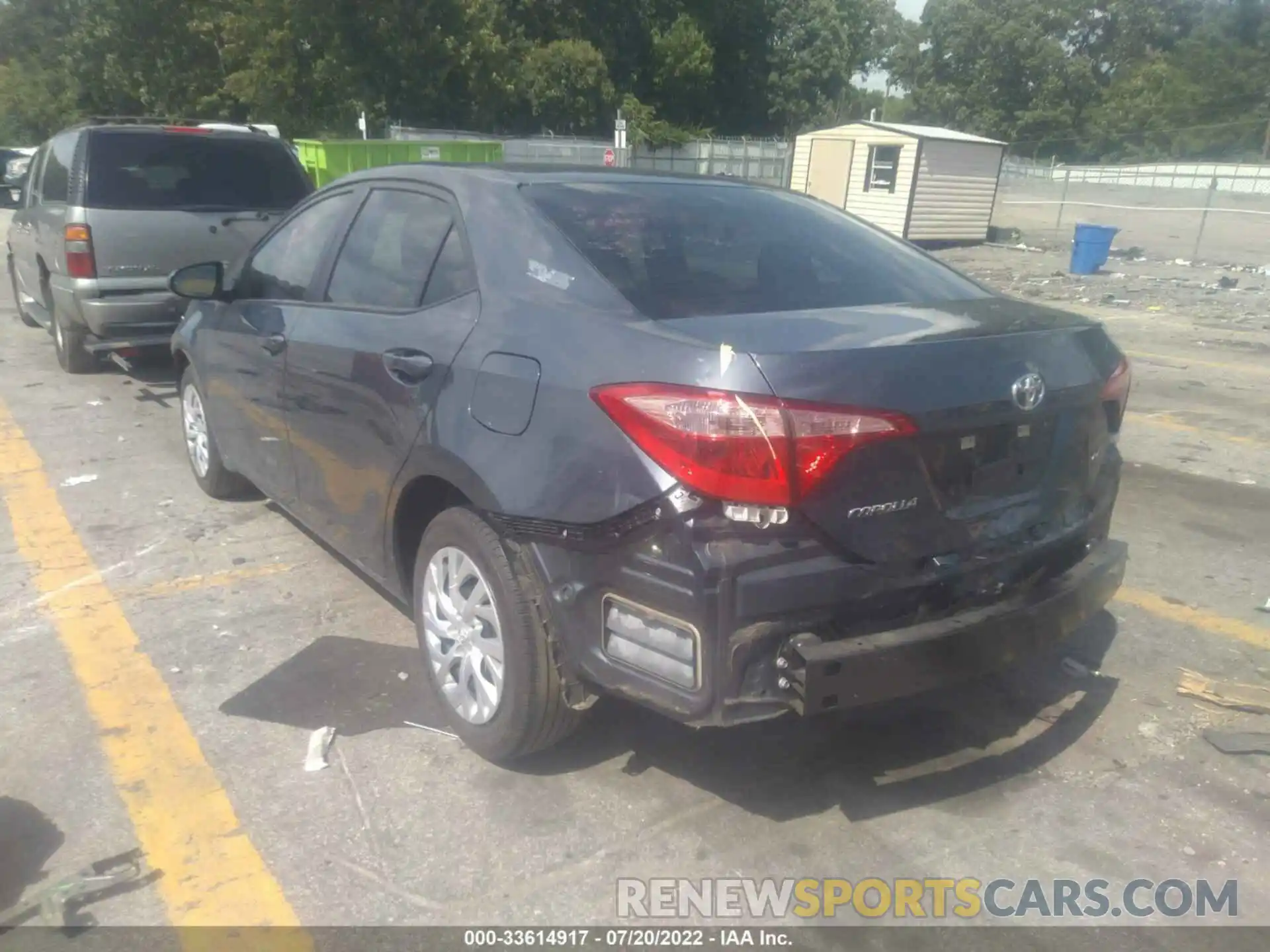 3 Photograph of a damaged car 5YFBURHE4KP946225 TOYOTA COROLLA 2019