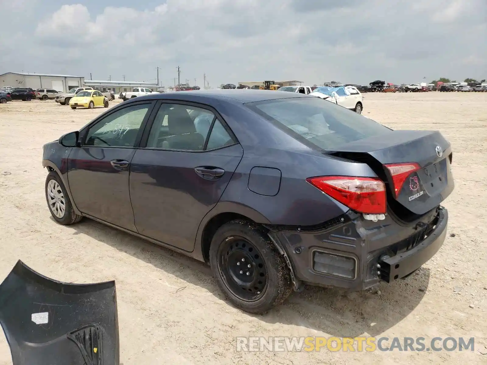 3 Photograph of a damaged car 5YFBURHE4KP946399 TOYOTA COROLLA 2019