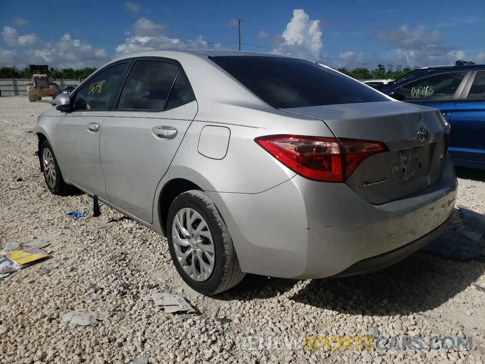 3 Photograph of a damaged car 5YFBURHE4KP946788 TOYOTA COROLLA 2019