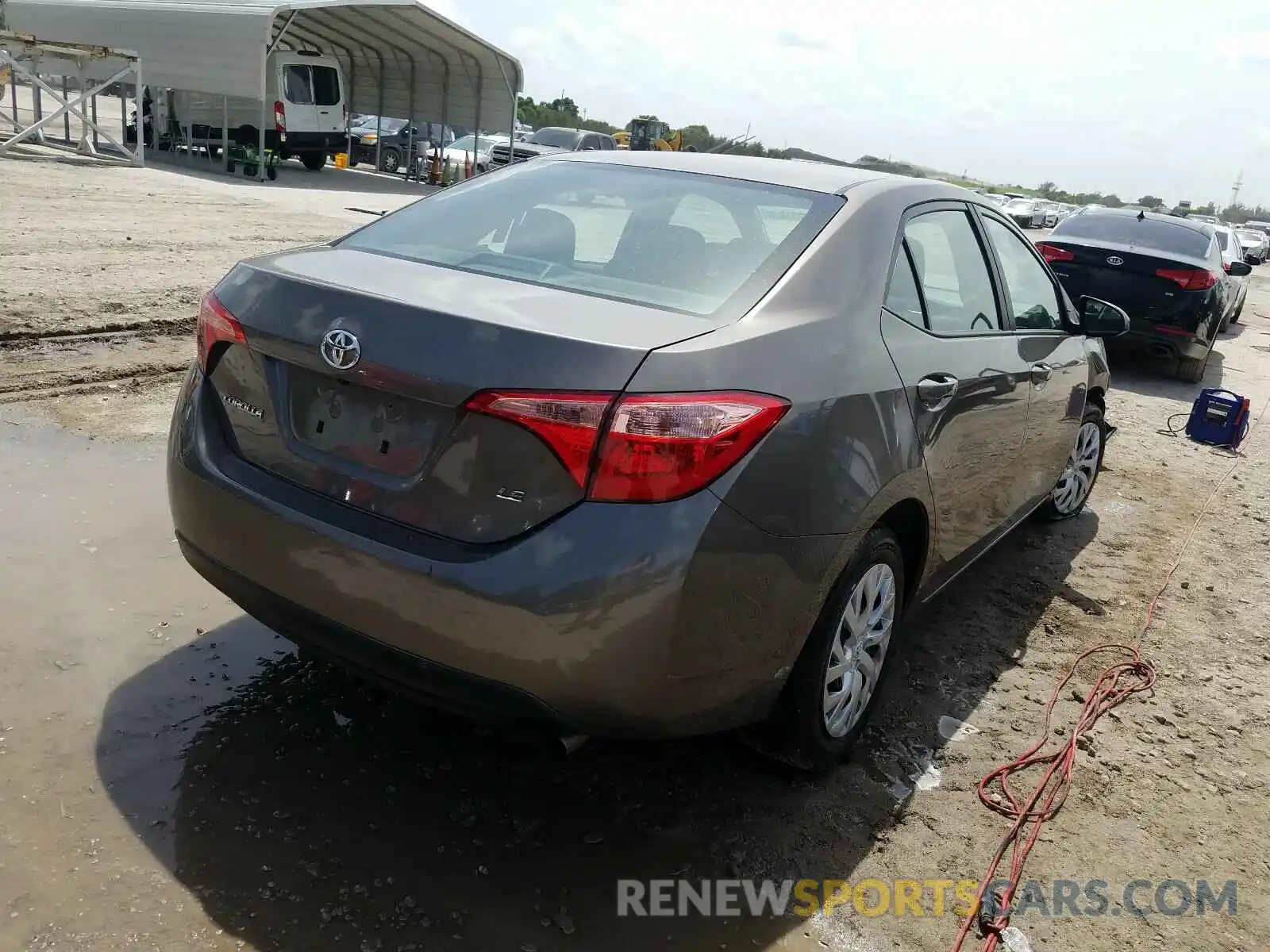 4 Photograph of a damaged car 5YFBURHE4KP946810 TOYOTA COROLLA 2019