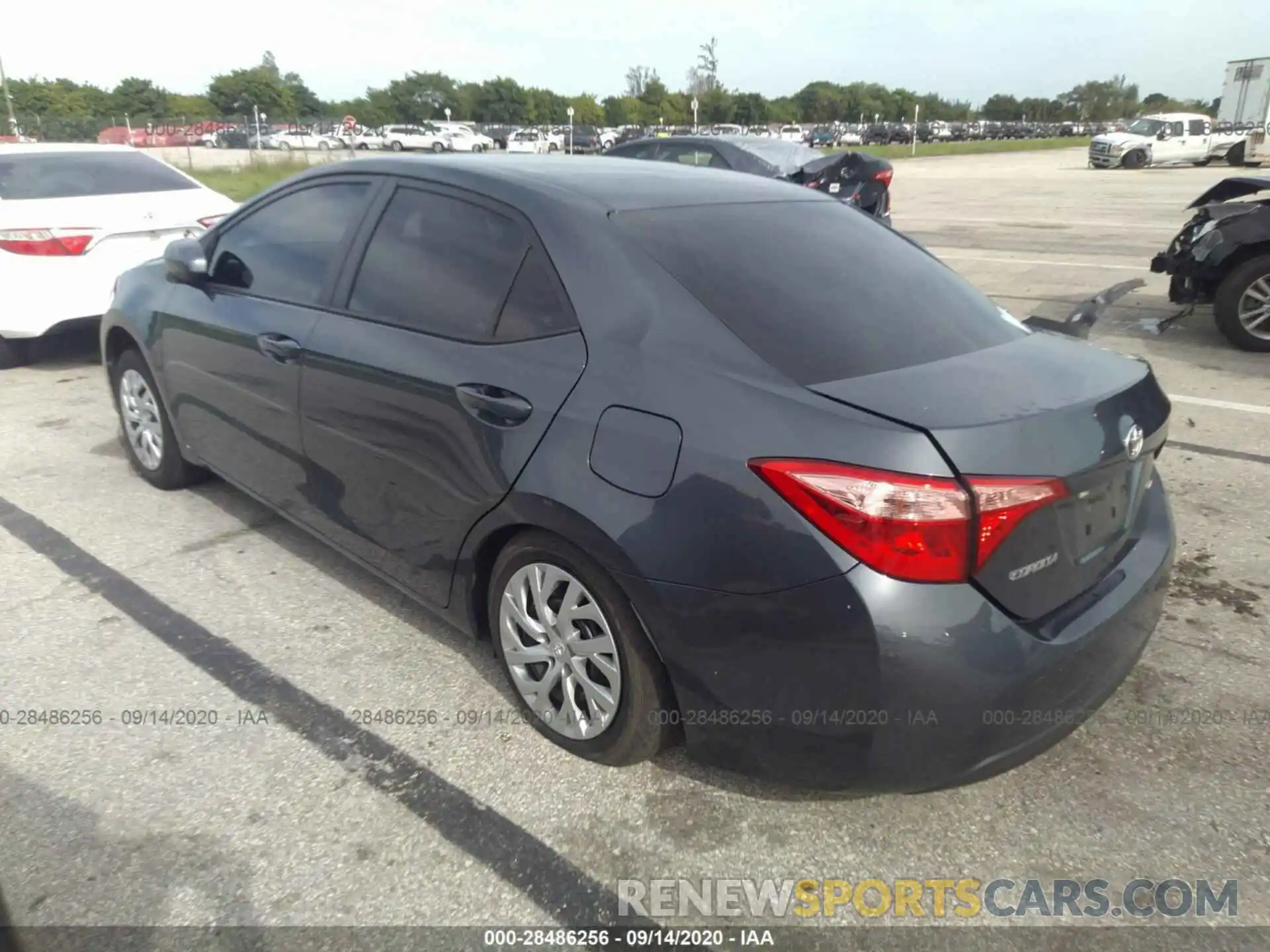 3 Photograph of a damaged car 5YFBURHE4KP947231 TOYOTA COROLLA 2019