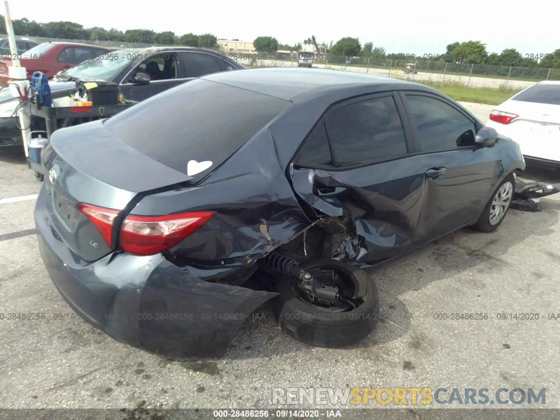 4 Photograph of a damaged car 5YFBURHE4KP947231 TOYOTA COROLLA 2019