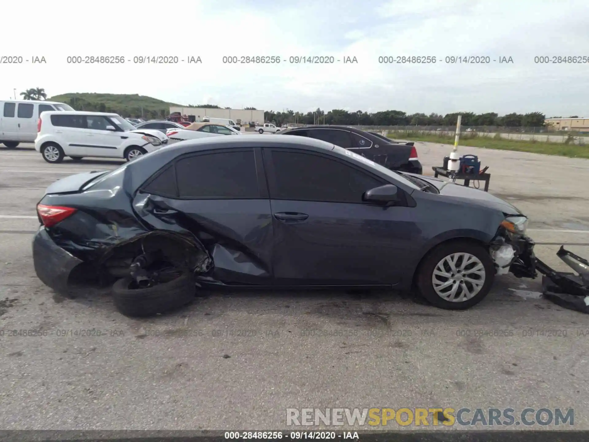 6 Photograph of a damaged car 5YFBURHE4KP947231 TOYOTA COROLLA 2019