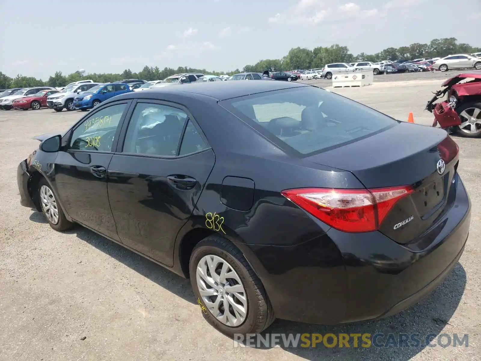 3 Photograph of a damaged car 5YFBURHE4KP947469 TOYOTA COROLLA 2019