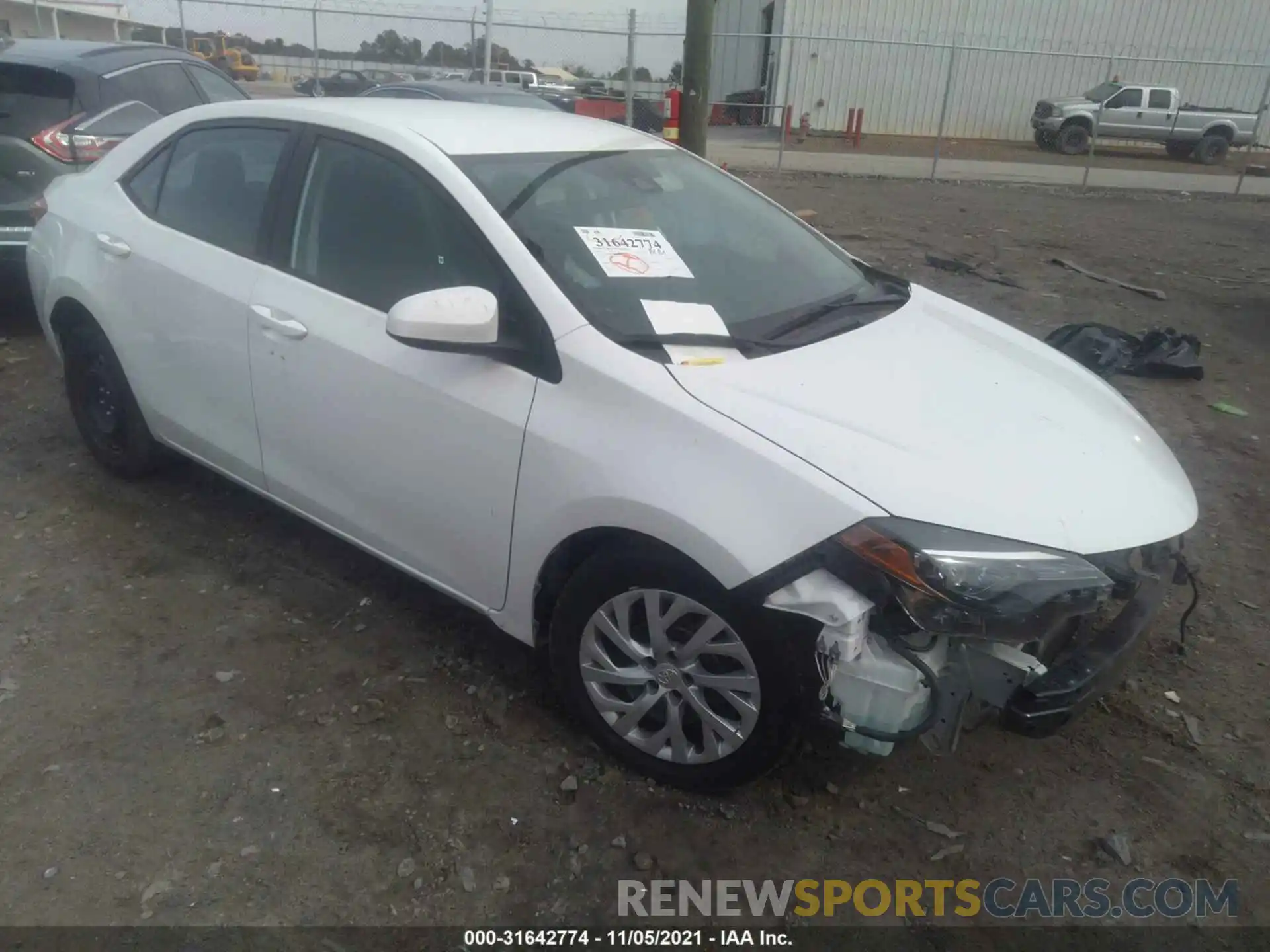 1 Photograph of a damaged car 5YFBURHE4KP947486 TOYOTA COROLLA 2019