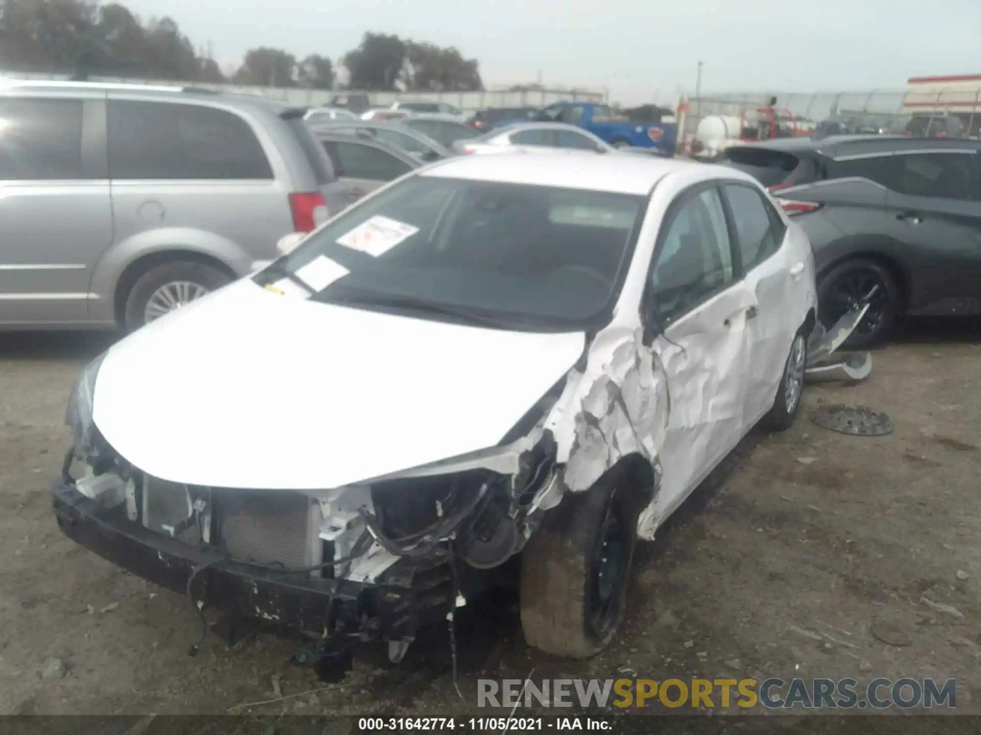 6 Photograph of a damaged car 5YFBURHE4KP947486 TOYOTA COROLLA 2019