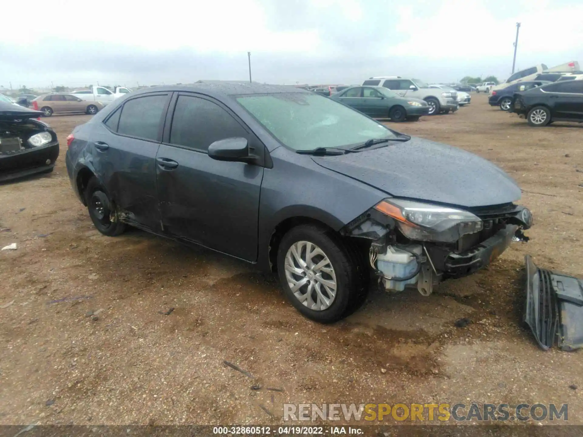 1 Photograph of a damaged car 5YFBURHE4KP948251 TOYOTA COROLLA 2019