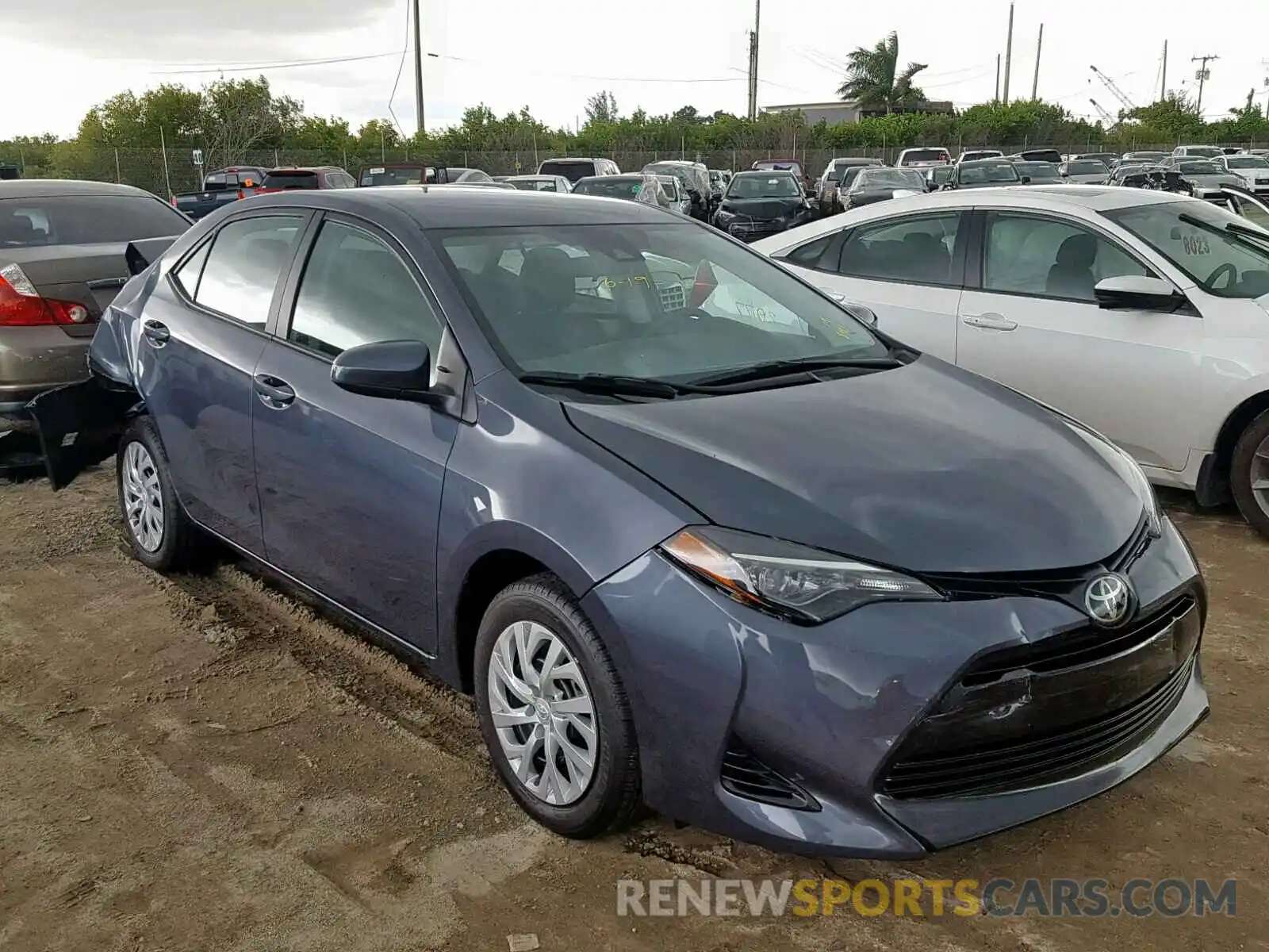 1 Photograph of a damaged car 5YFBURHE4KP948461 TOYOTA COROLLA 2019