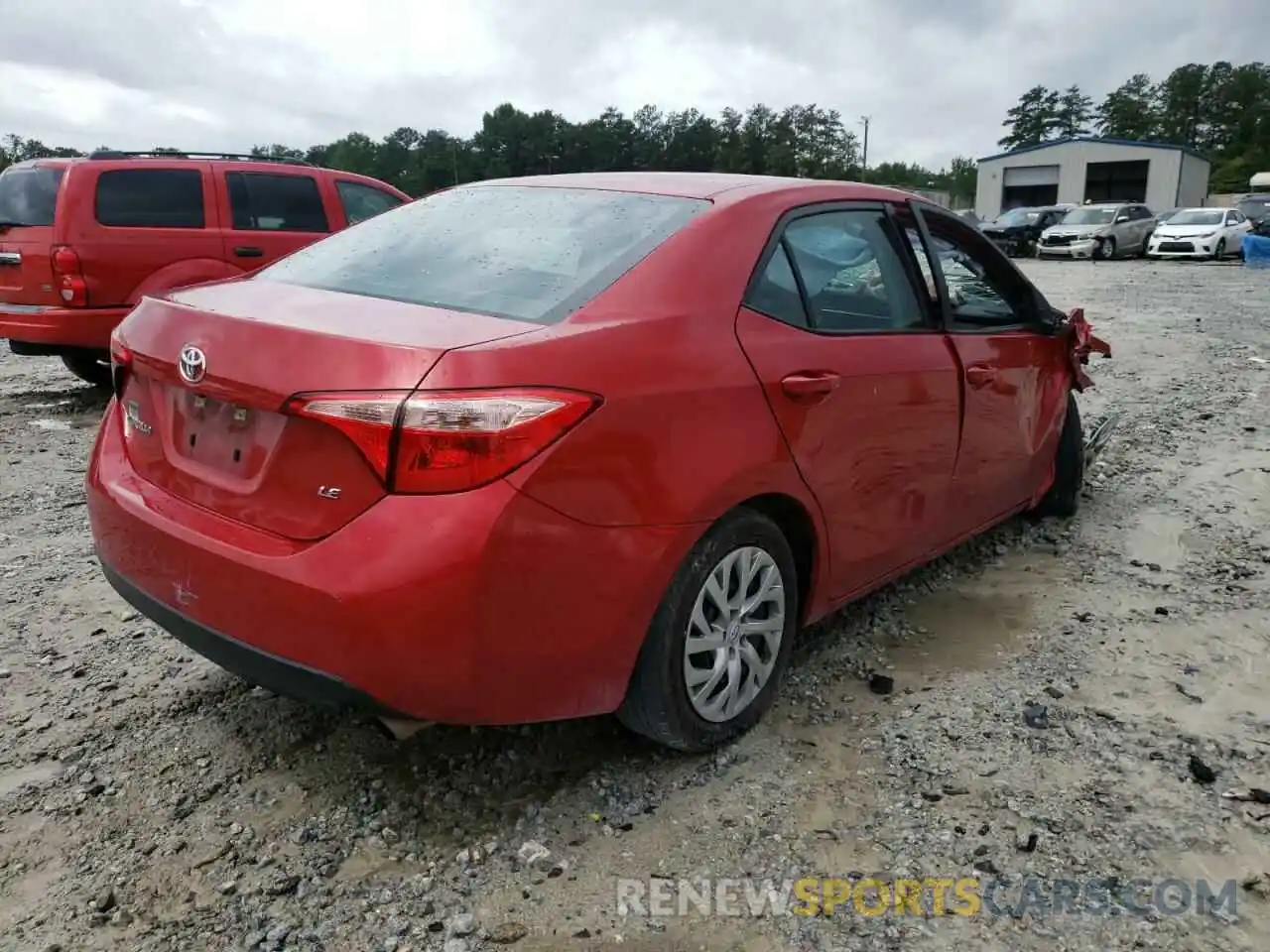 4 Photograph of a damaged car 5YFBURHE4KP948668 TOYOTA COROLLA 2019