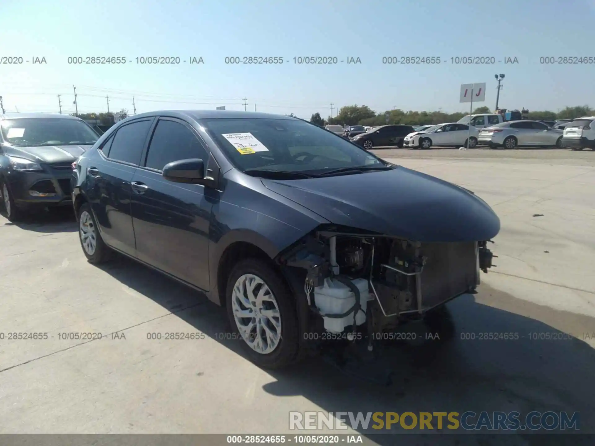 1 Photograph of a damaged car 5YFBURHE4KP948797 TOYOTA COROLLA 2019