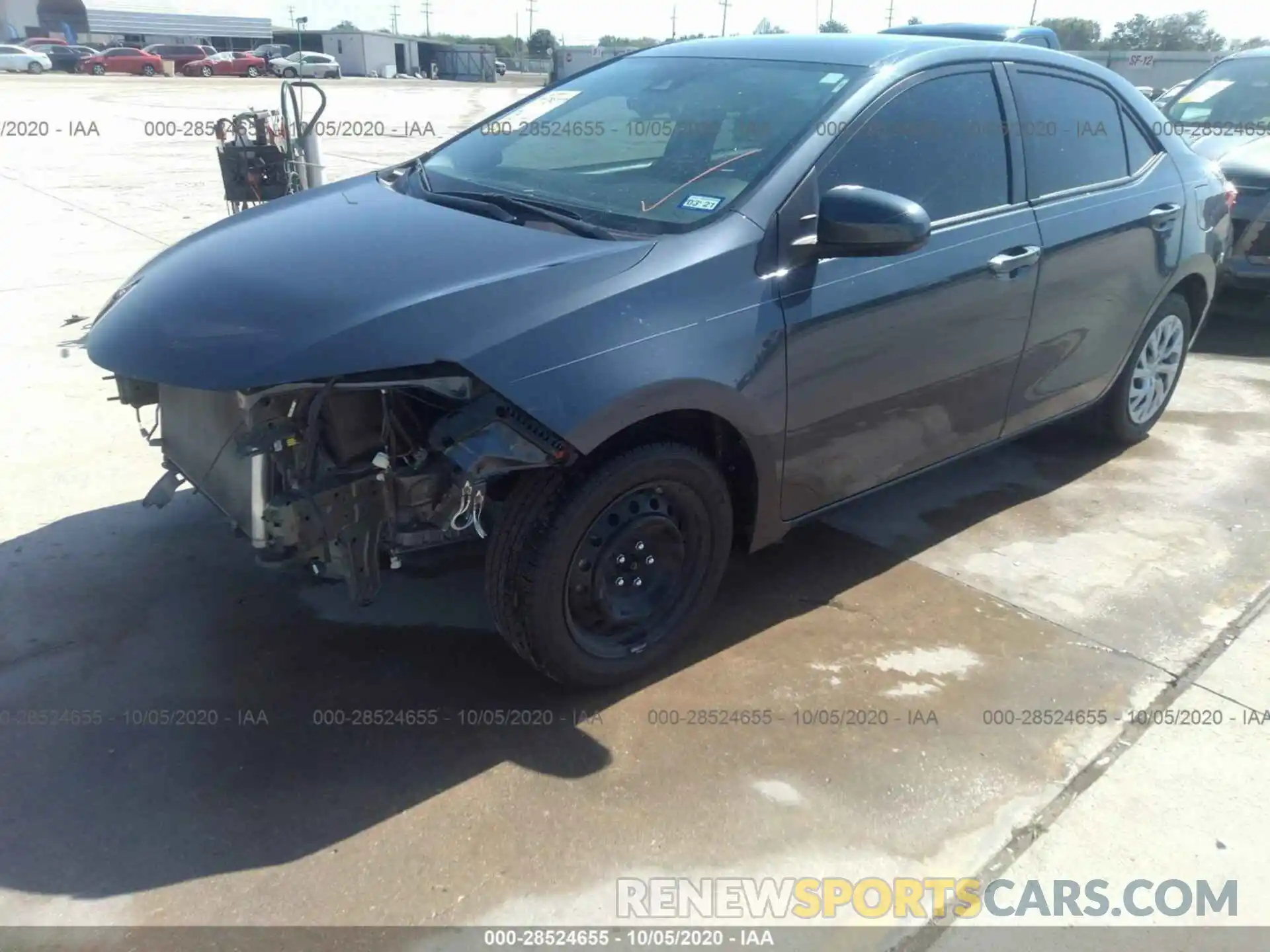 2 Photograph of a damaged car 5YFBURHE4KP948797 TOYOTA COROLLA 2019