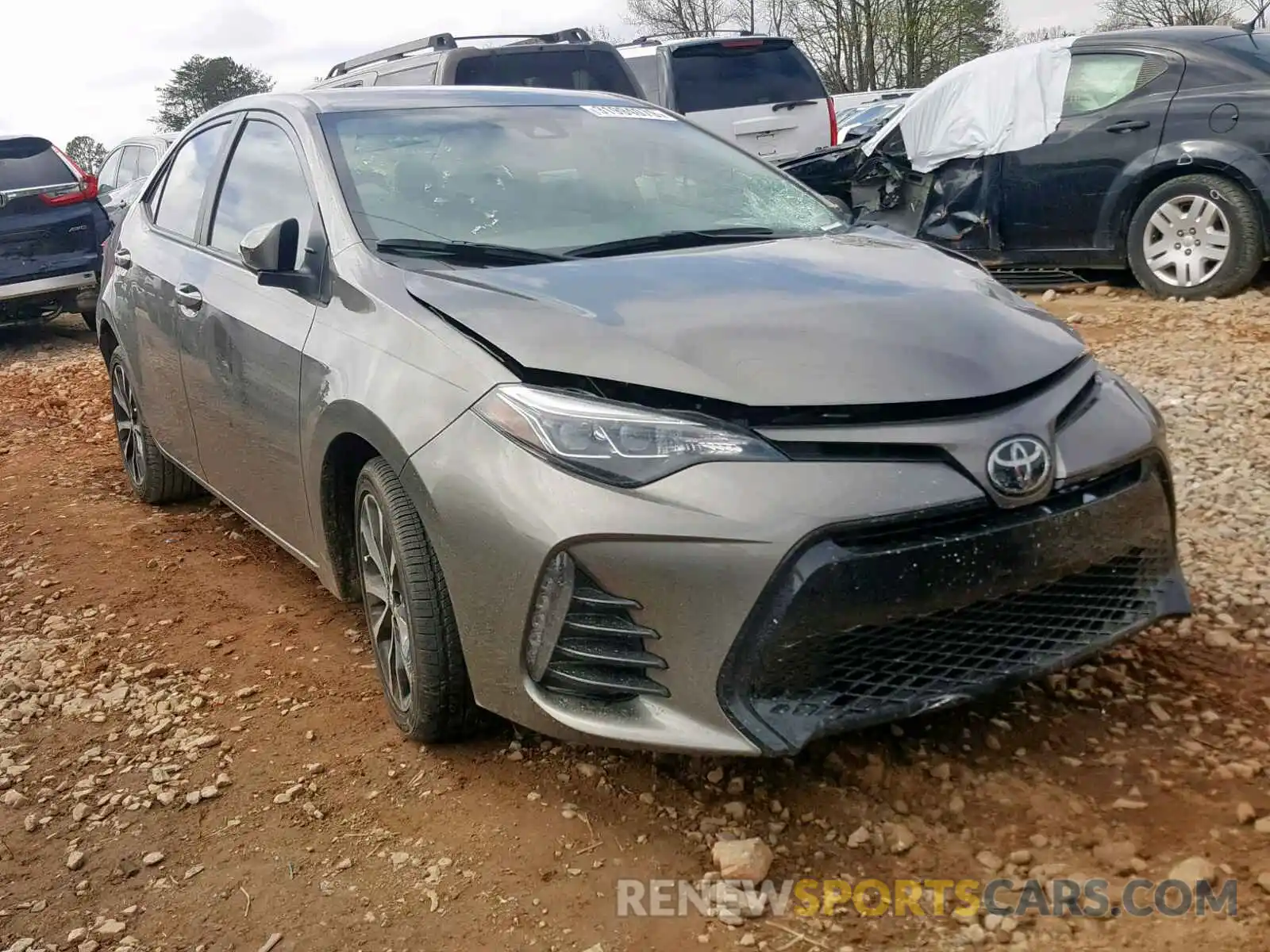 1 Photograph of a damaged car 5YFBURHE4KP948900 TOYOTA COROLLA 2019